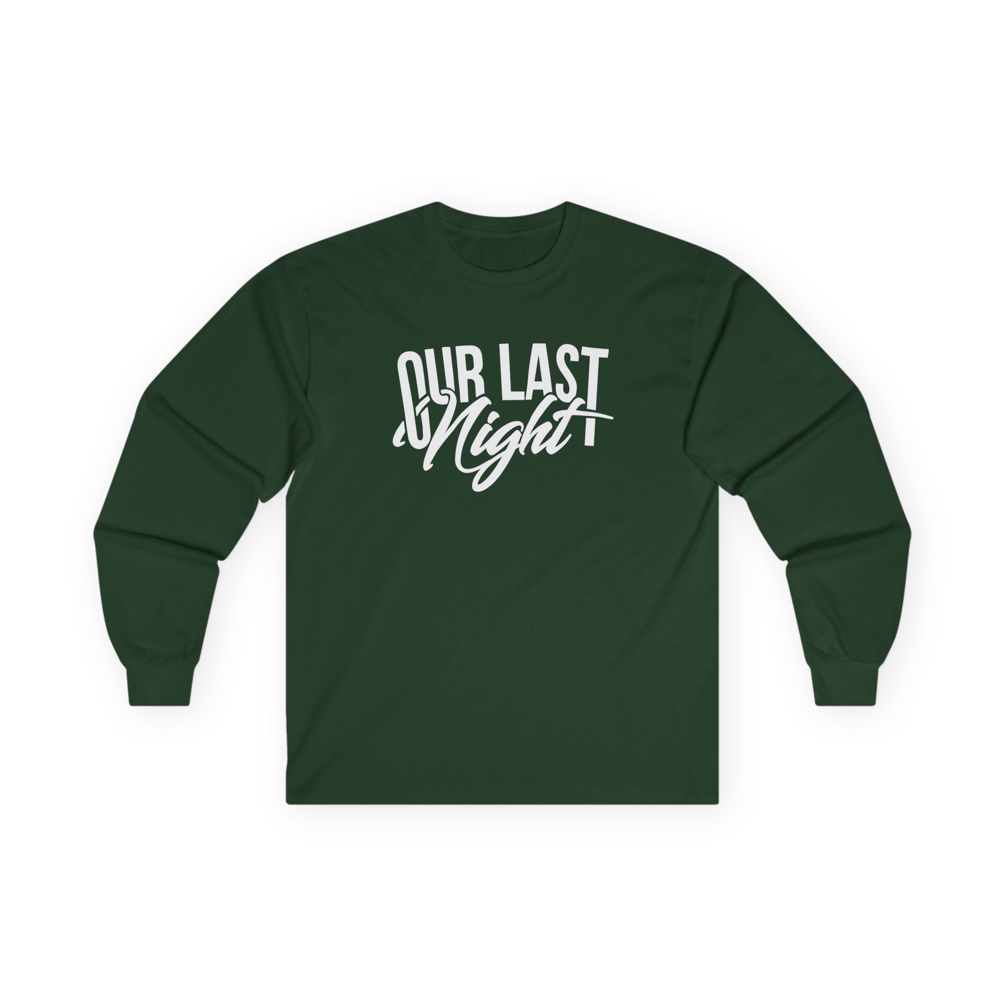 Our Last Night Script Unisex Ultra Cotton Long Sleeve Tee