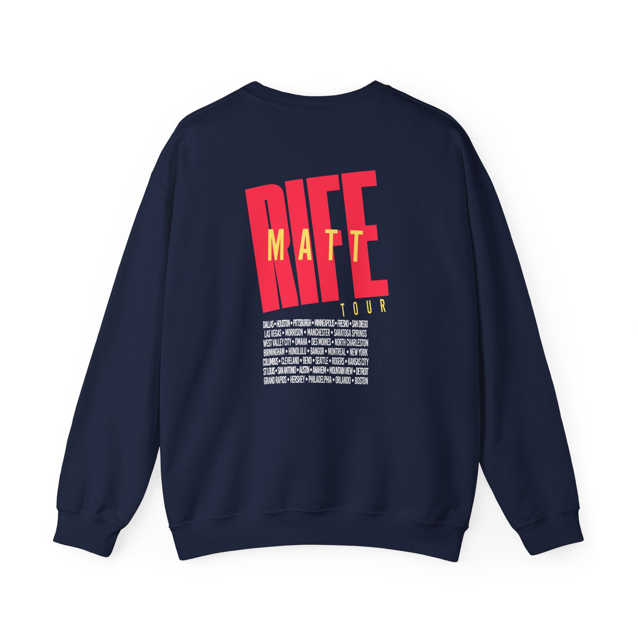 Matt Rife Stay Golden Tour Unisex Heavy Blendâ„¢ Crewneck Sweatshirt