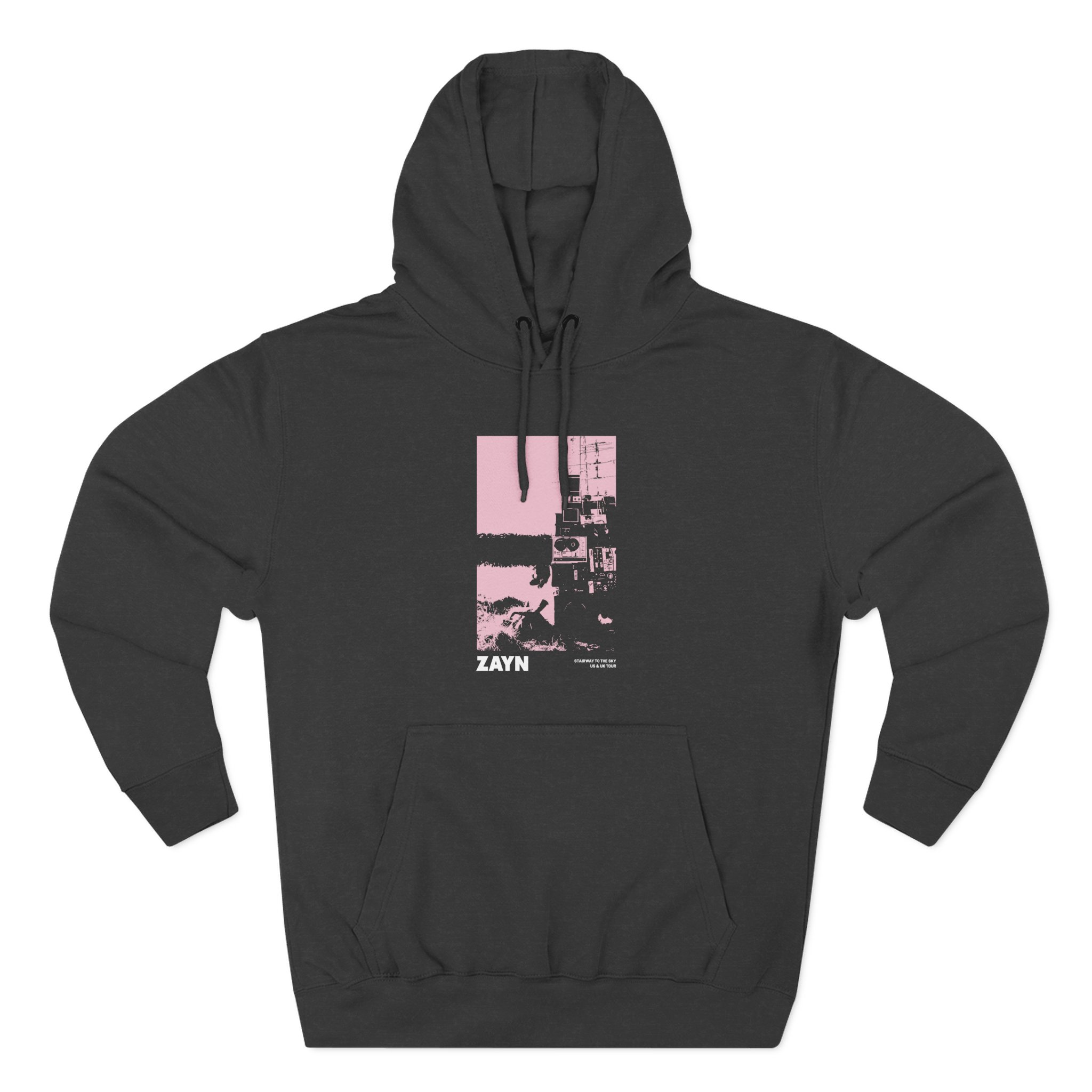 Zayn Malik Antenna Itin Faded Three-Panel Fleece Hoodie
