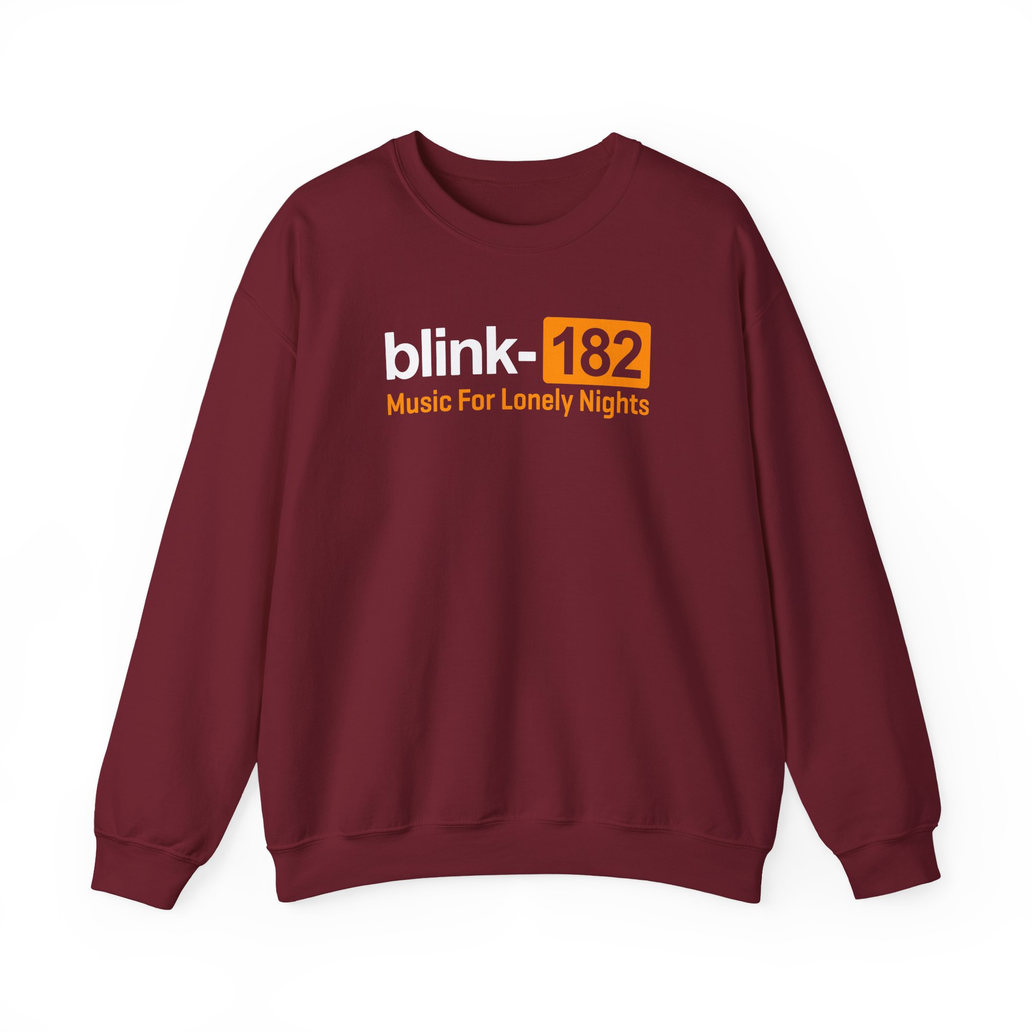 Blink 182 Music for Lonely Nights Unisex Heavy Blendâ„¢ Crewneck Sweatshirt