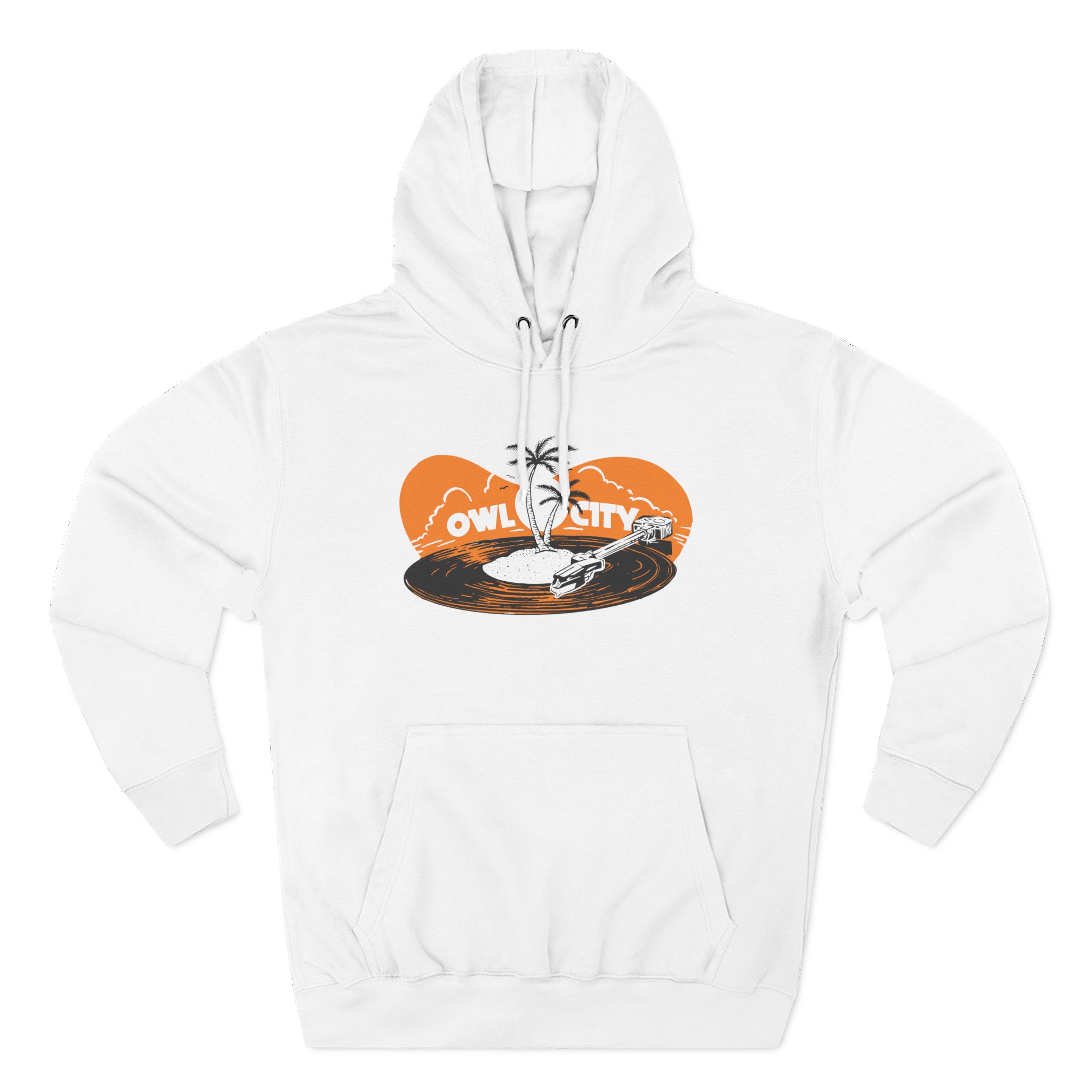 Owl City Beach Vinyl Three-Panel Fleece Hoodie