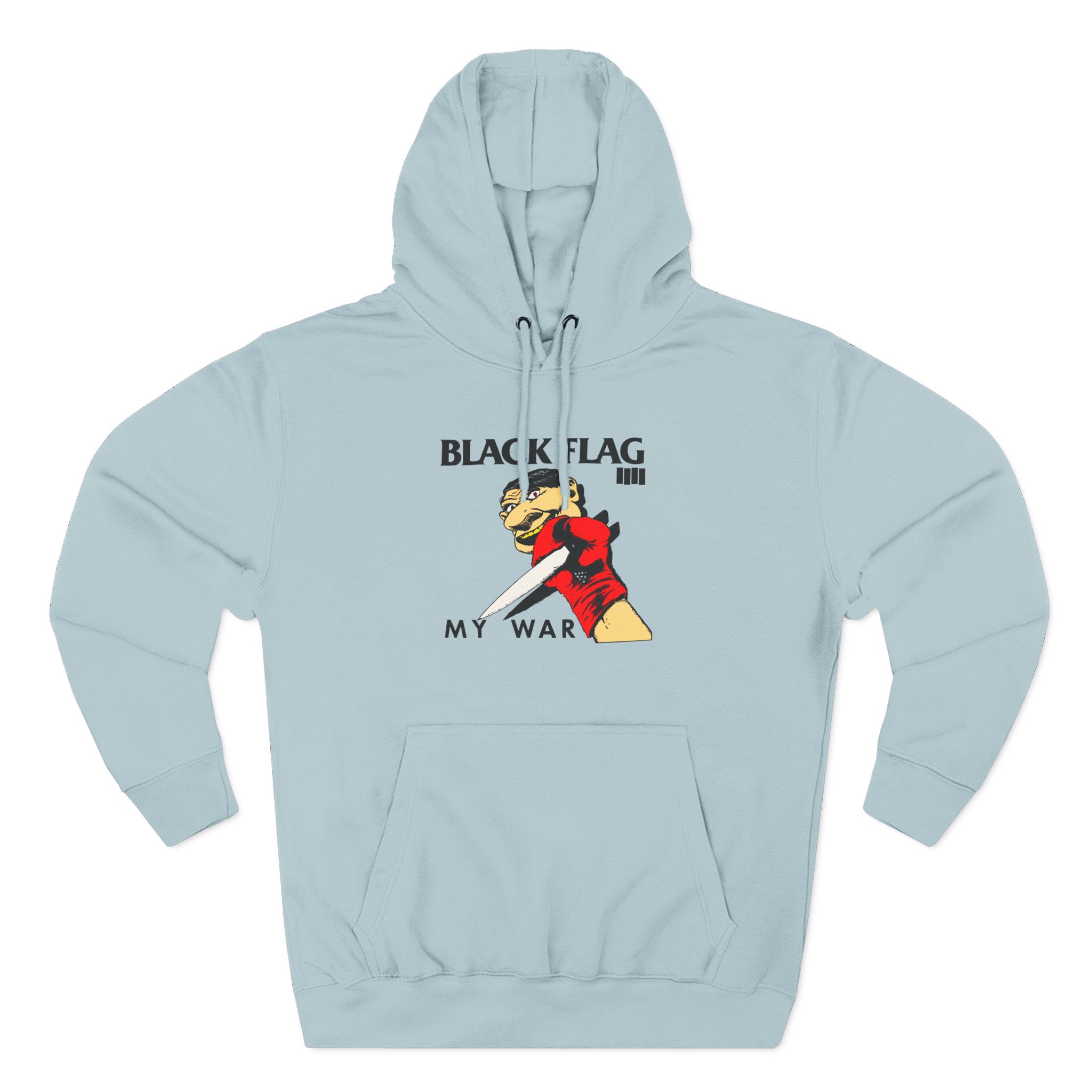 Black Flag My War Three-Panel Fleece Hoodie