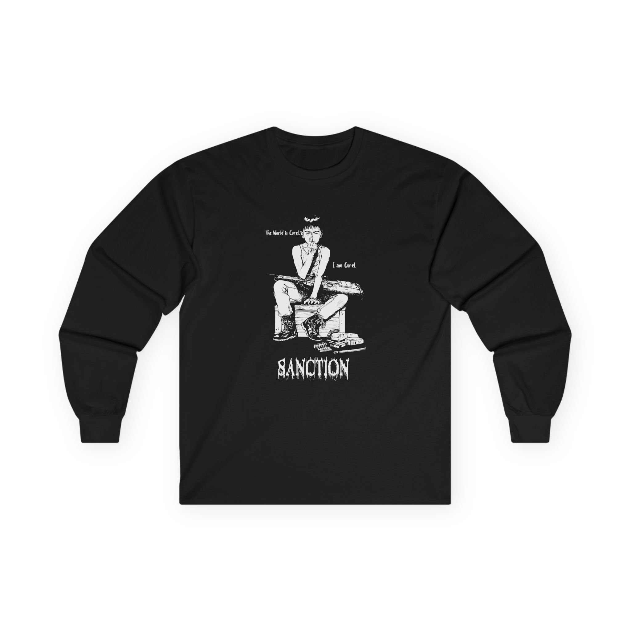 Sanction the World is Cruel Unisex Ultra Cotton Long Sleeve Tee