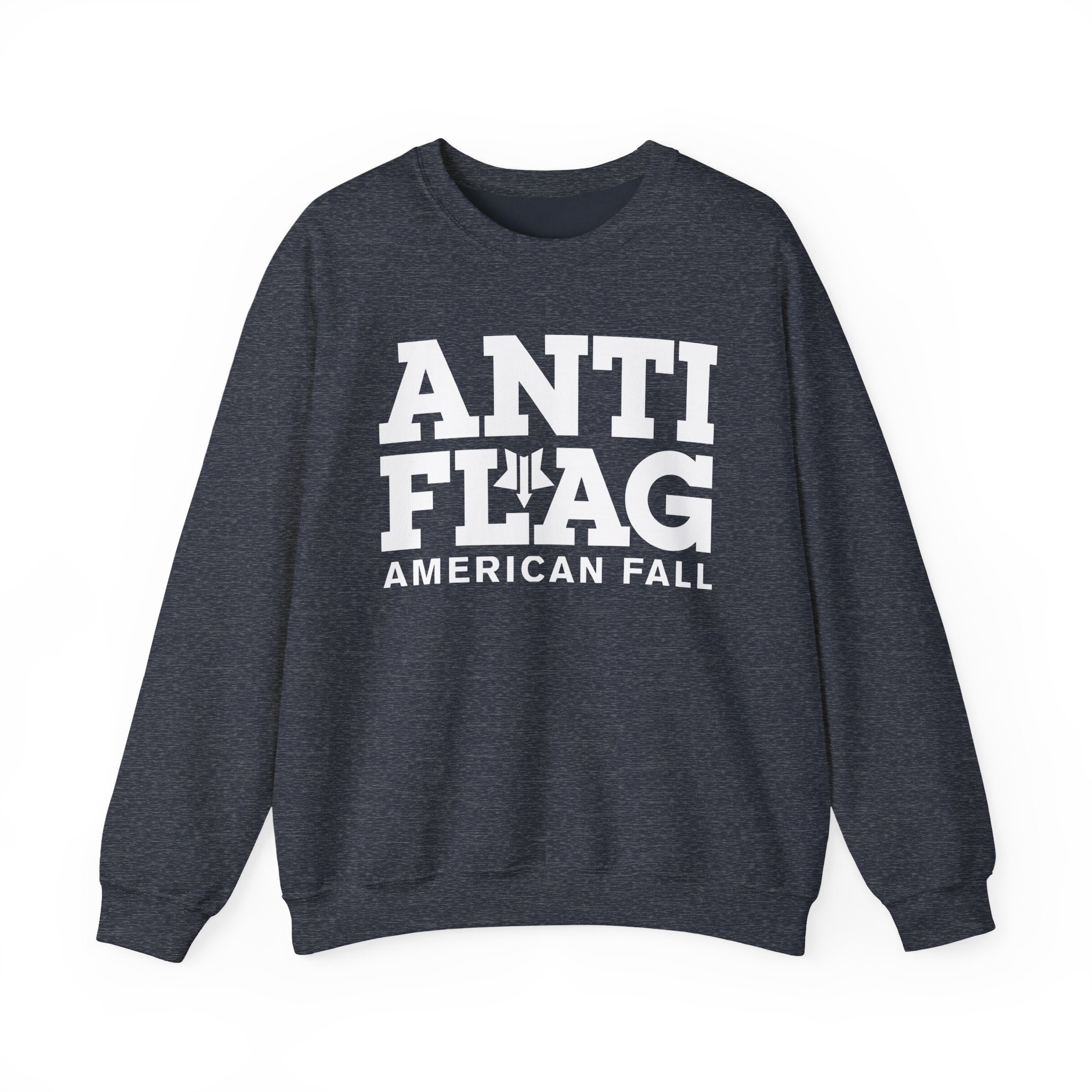 Anti Flag American Fall Unisex Heavy Blendâ„¢ Crewneck Sweatshirt