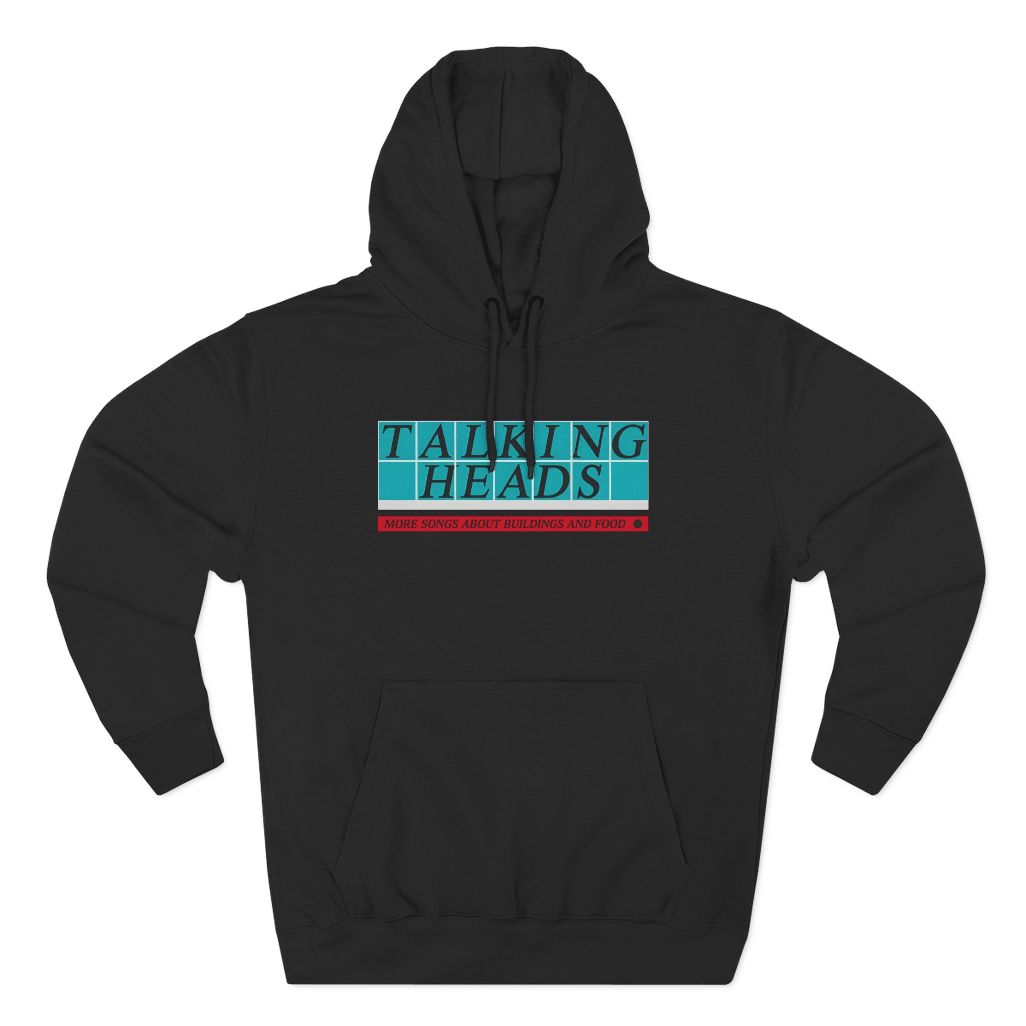 Talking Heads Tiled Logo Three-Panel Fleece Hoodie