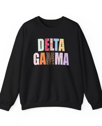Delta Gamma Scrapbook Sorority Unisex Heavy Blend™ Crewneck Sweatshirt