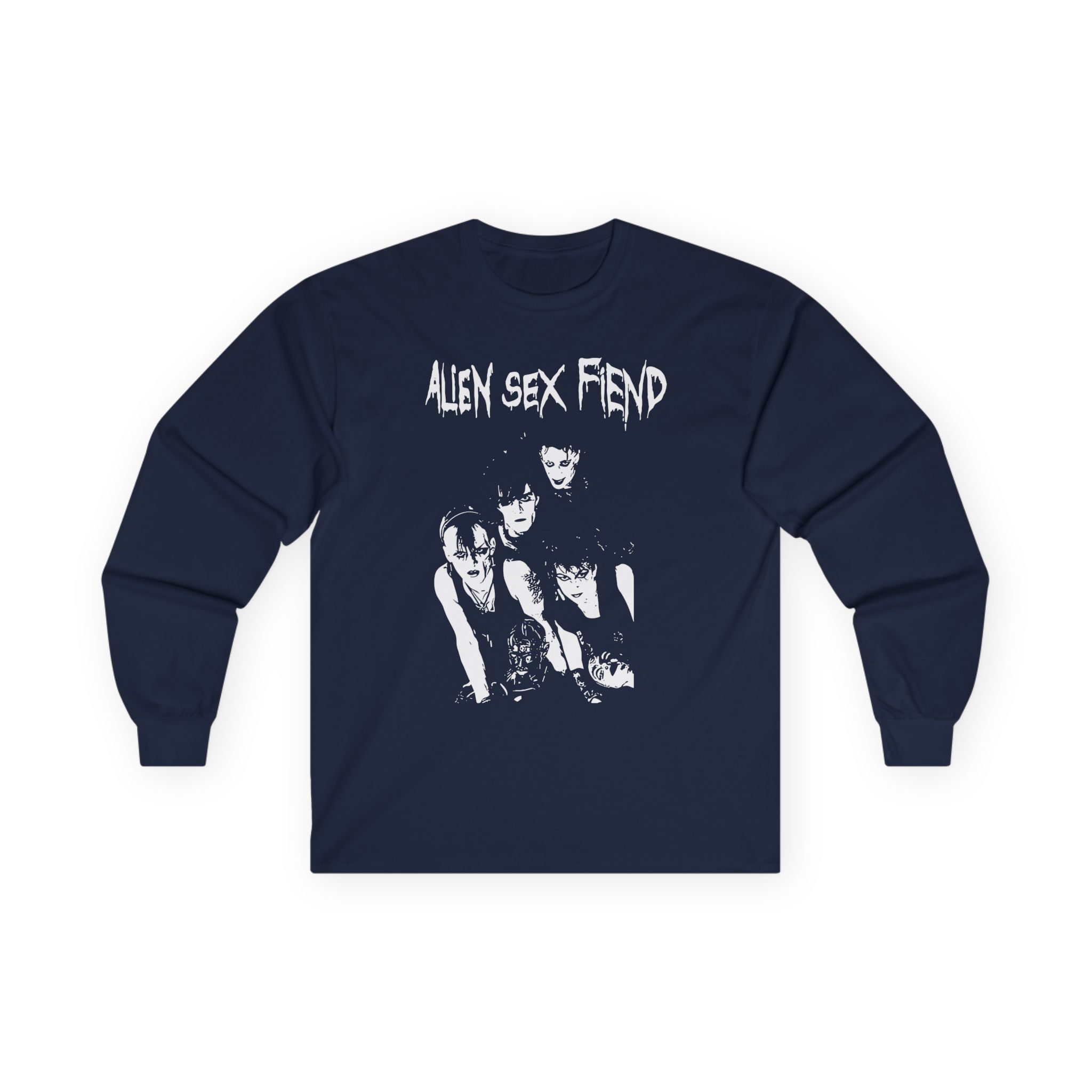 Alien Sex Fiend Band Photo Unisex Ultra Cotton Long Sleeve Tee