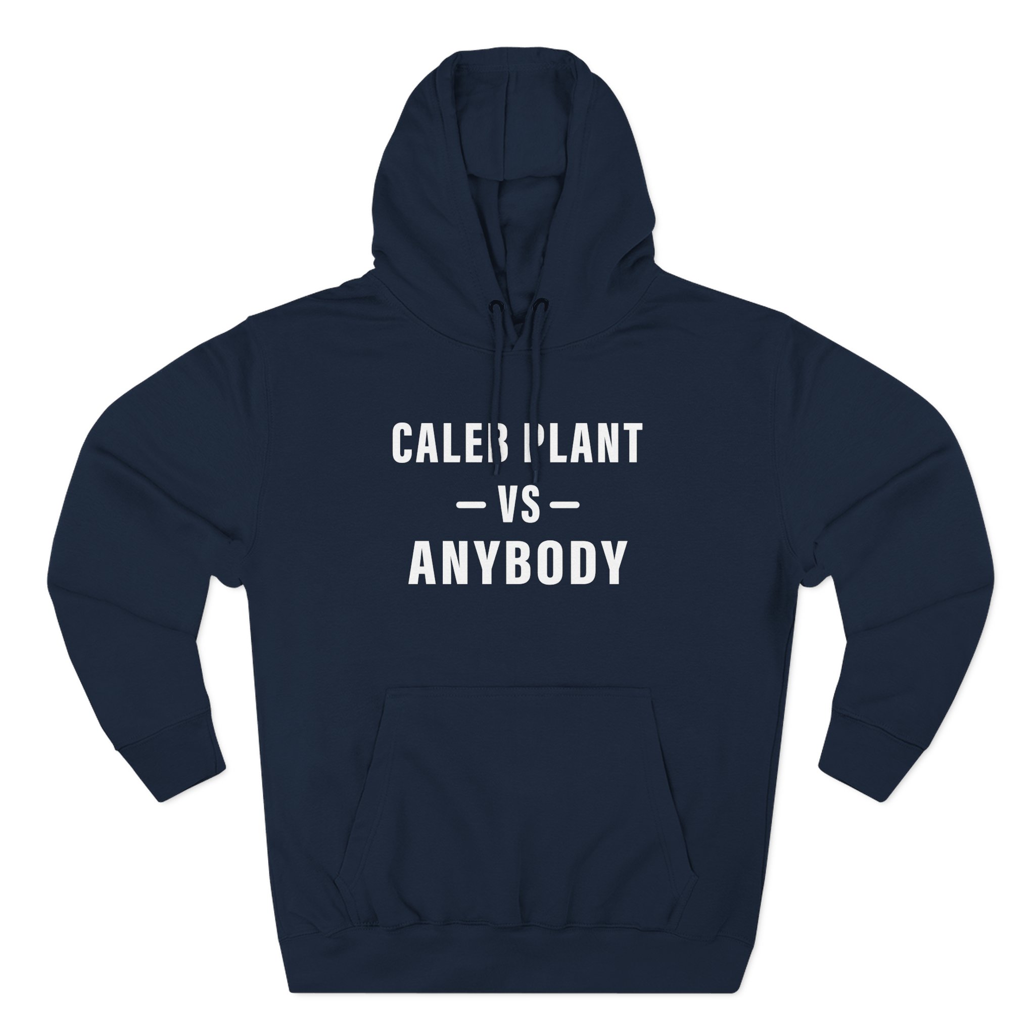 Caleb Plant Caleb vs. Anybody Three-Panel Fleece Hoodie