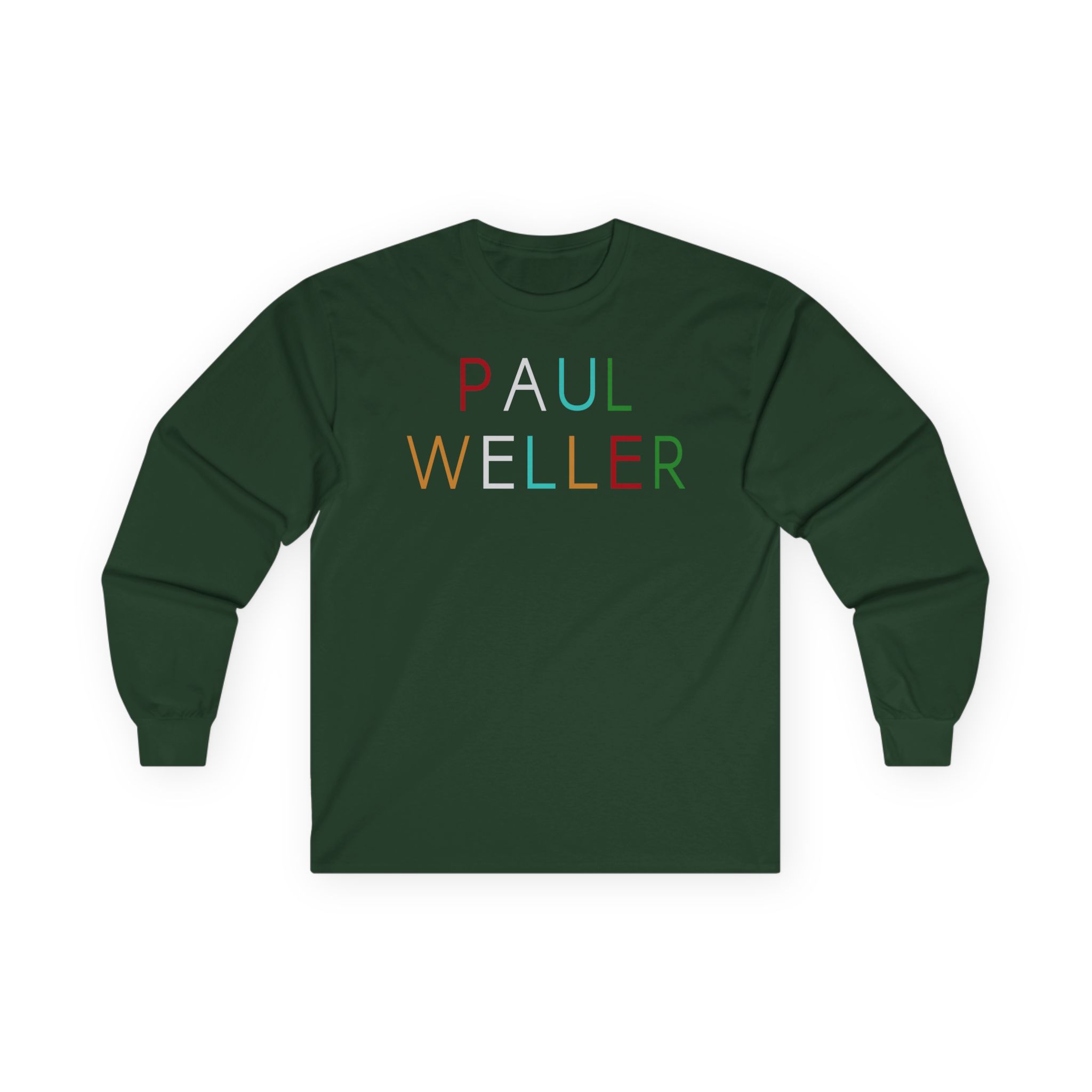 PW Multicolour Logo Unisex Ultra Cotton Long Sleeve Tee
