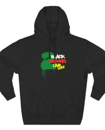 2 Live Crew Black Strong Three-Panel Fleece Hoodie