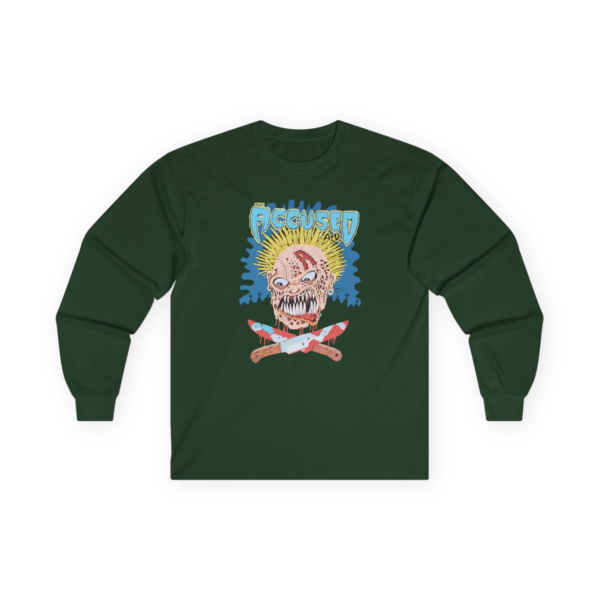 Accused Ad Knives Unisex Ultra Cotton Long Sleeve Tee