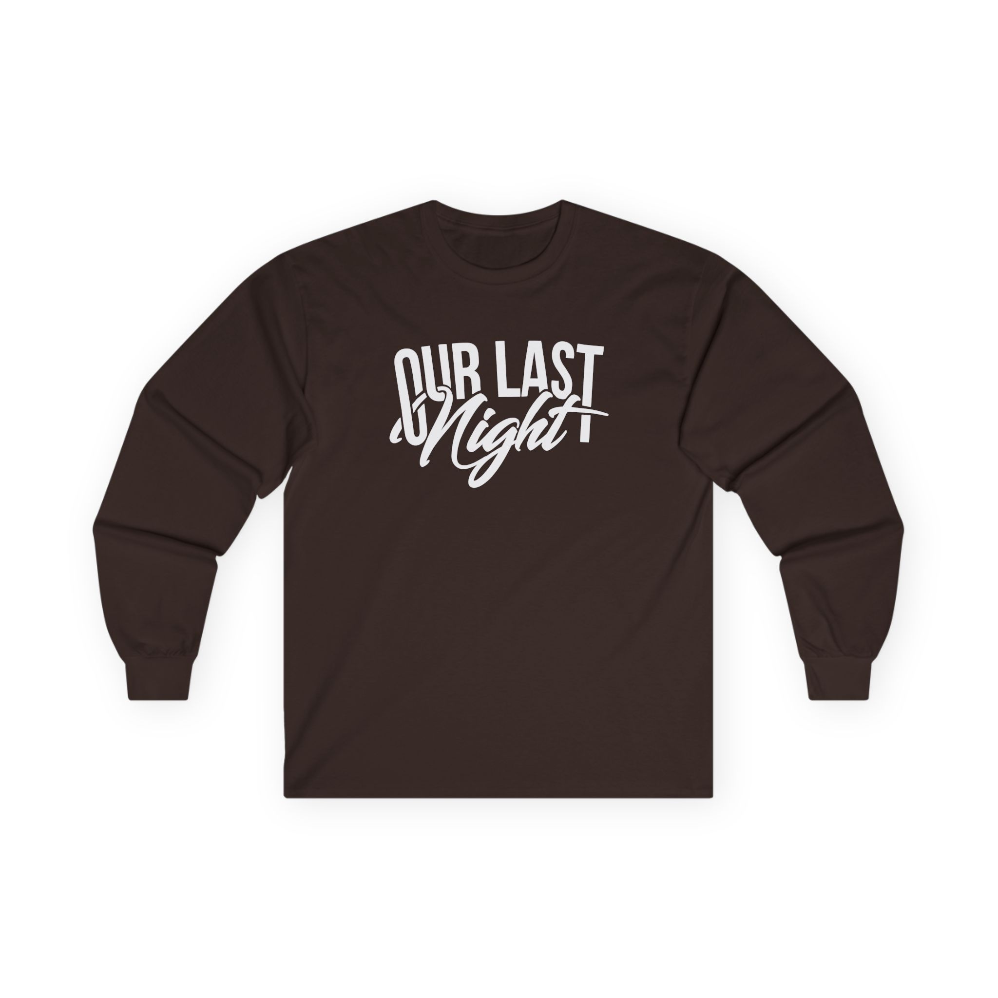 Our Last Night Script Unisex Ultra Cotton Long Sleeve Tee