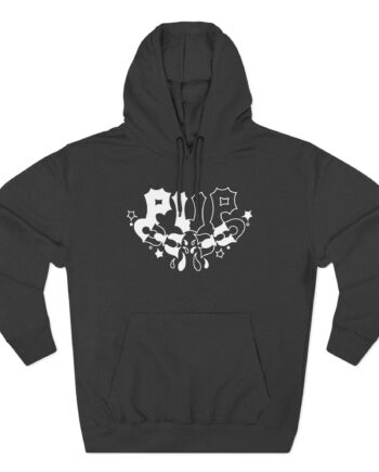 Pup Grim Reaping Three-Panel Fleece Hoodie