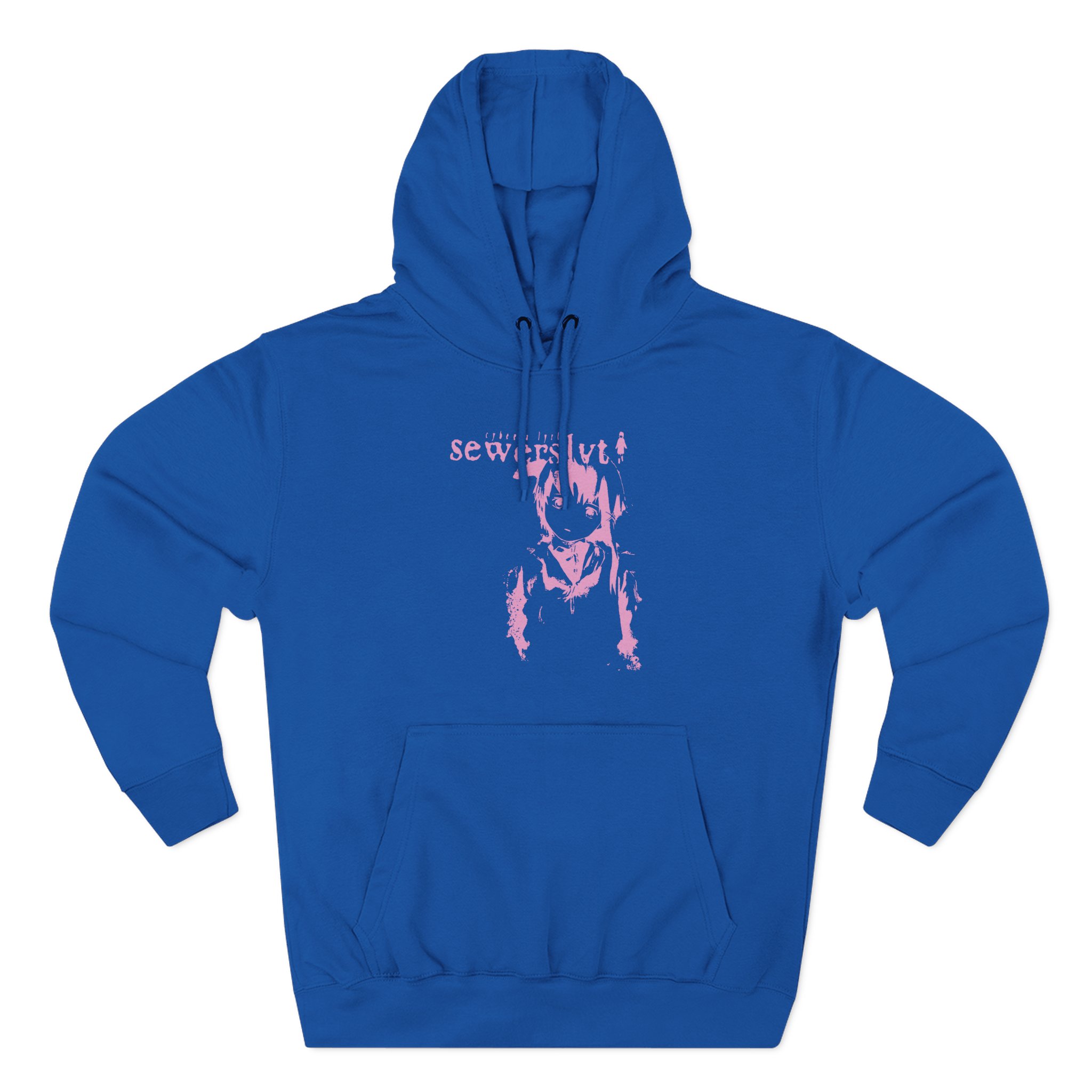 Sewerslvt Three-Panel Fleece Hoodie