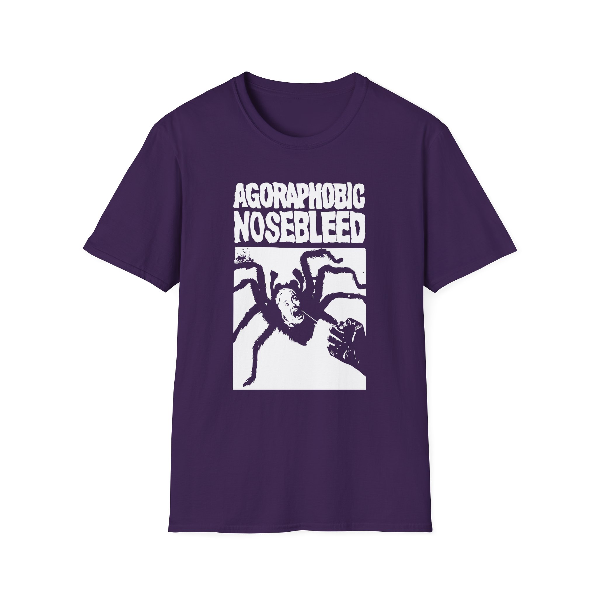 Agoraphobic Nosebleed Spider Unisex Softstyle T-Shirt