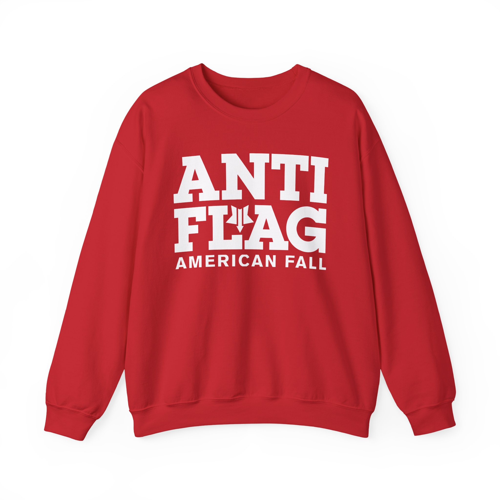 Anti Flag American Fall Unisex Heavy Blendâ„¢ Crewneck Sweatshirt