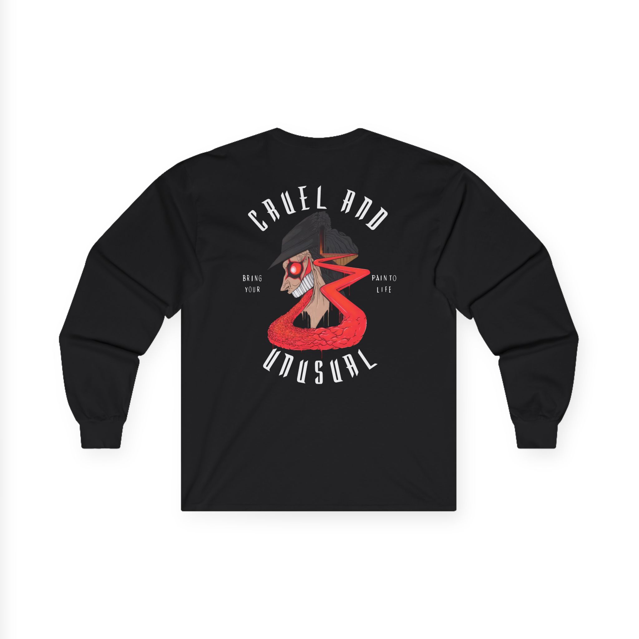 Avatar Band Cruel and Unusual Left Chest Unisex Ultra Cotton Long Sleeve Tee