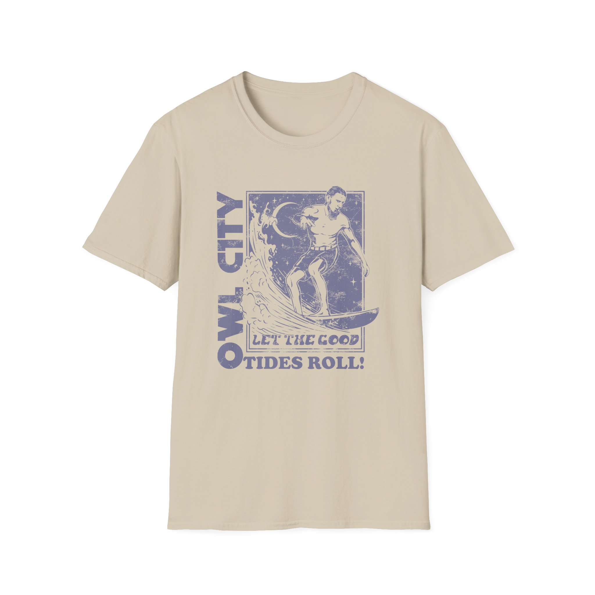 Owl City Let the Good Tides Roll Ringer Unisex Softstyle T-Shirt