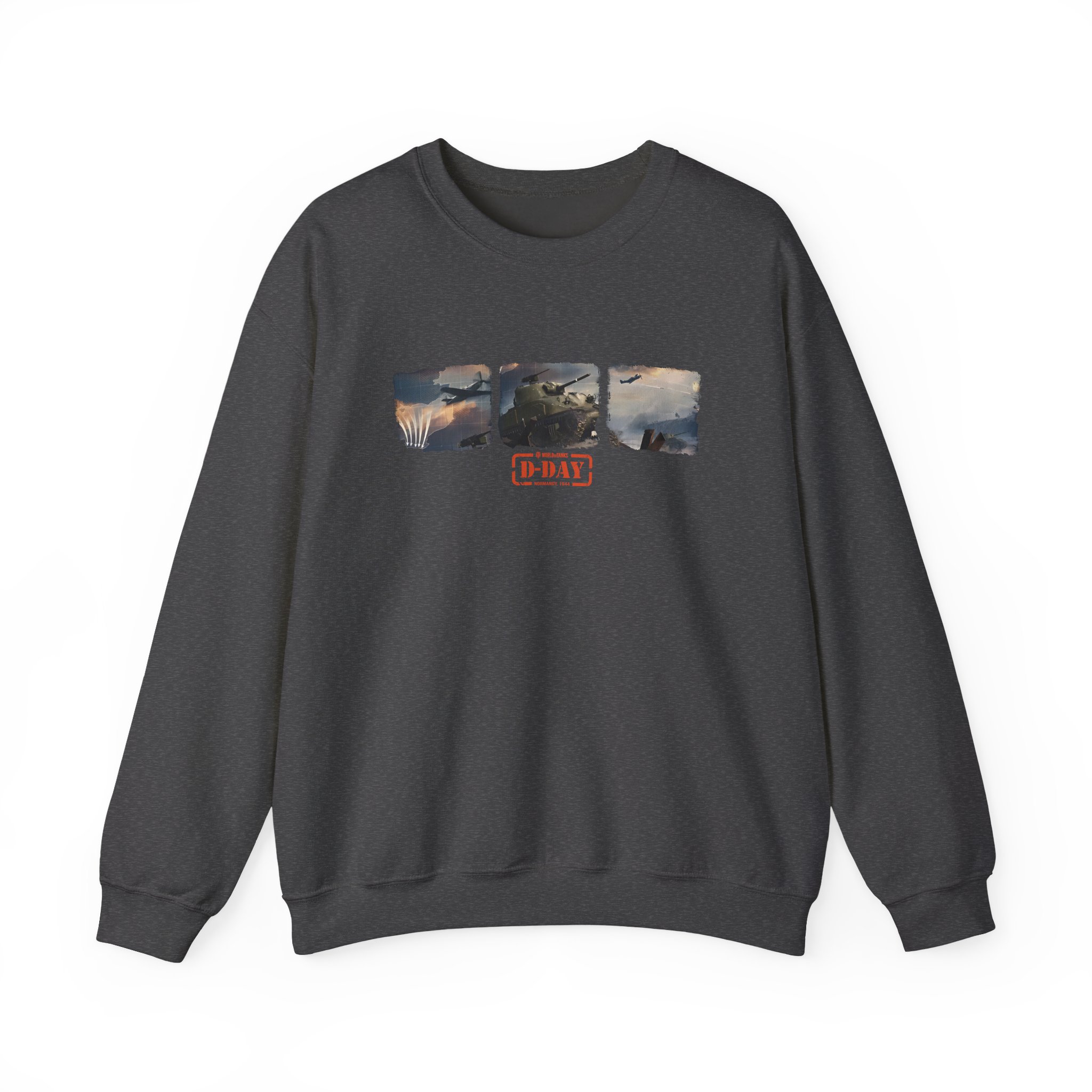 World of Tank Wot D-day Unisex Heavy Blendâ„¢ Crewneck Sweatshirt