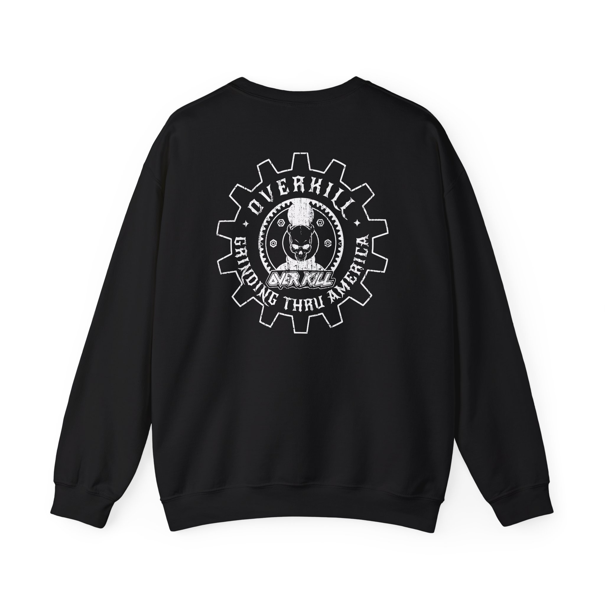 Overkill Embroidered Gear Logo Unisex Heavy Blendâ„¢ Crewneck Sweatshirt