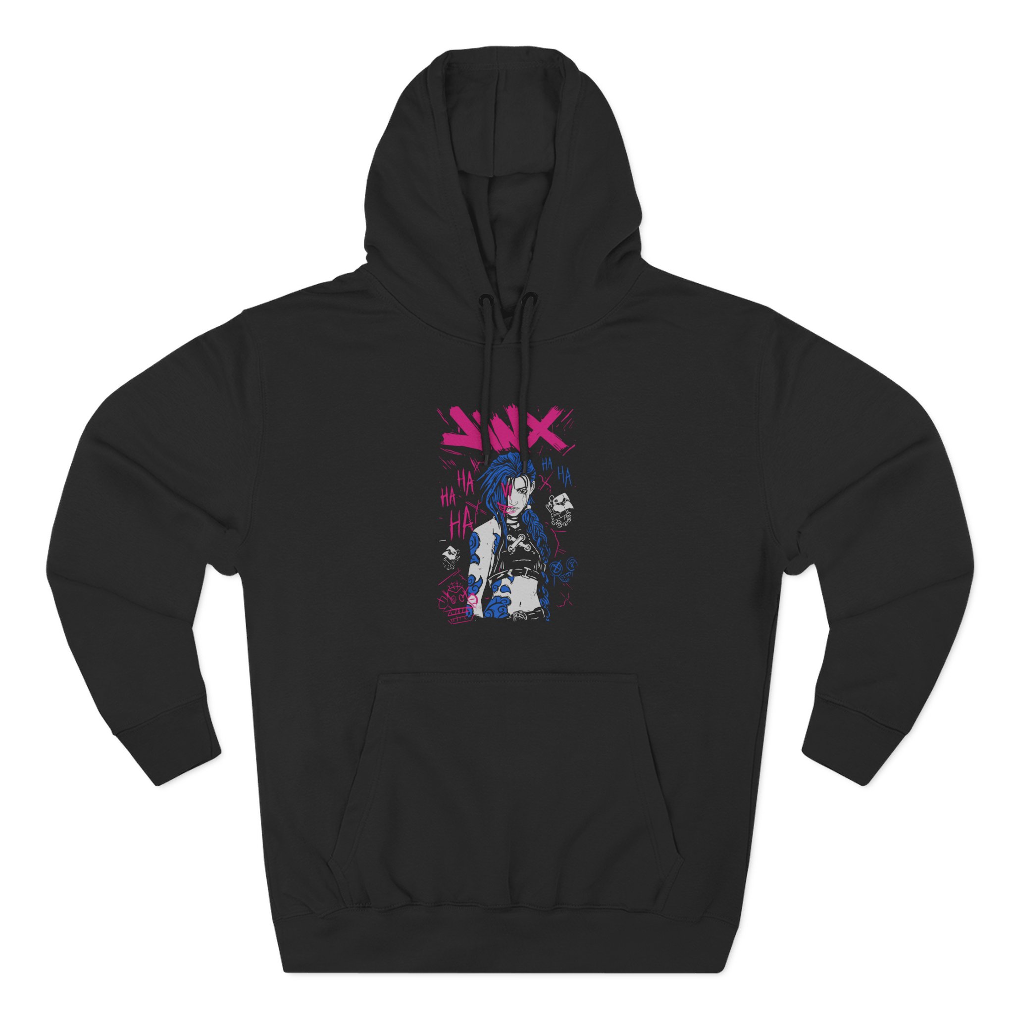 Jinx Arcane Art Three-Panel Fleece Hoodie