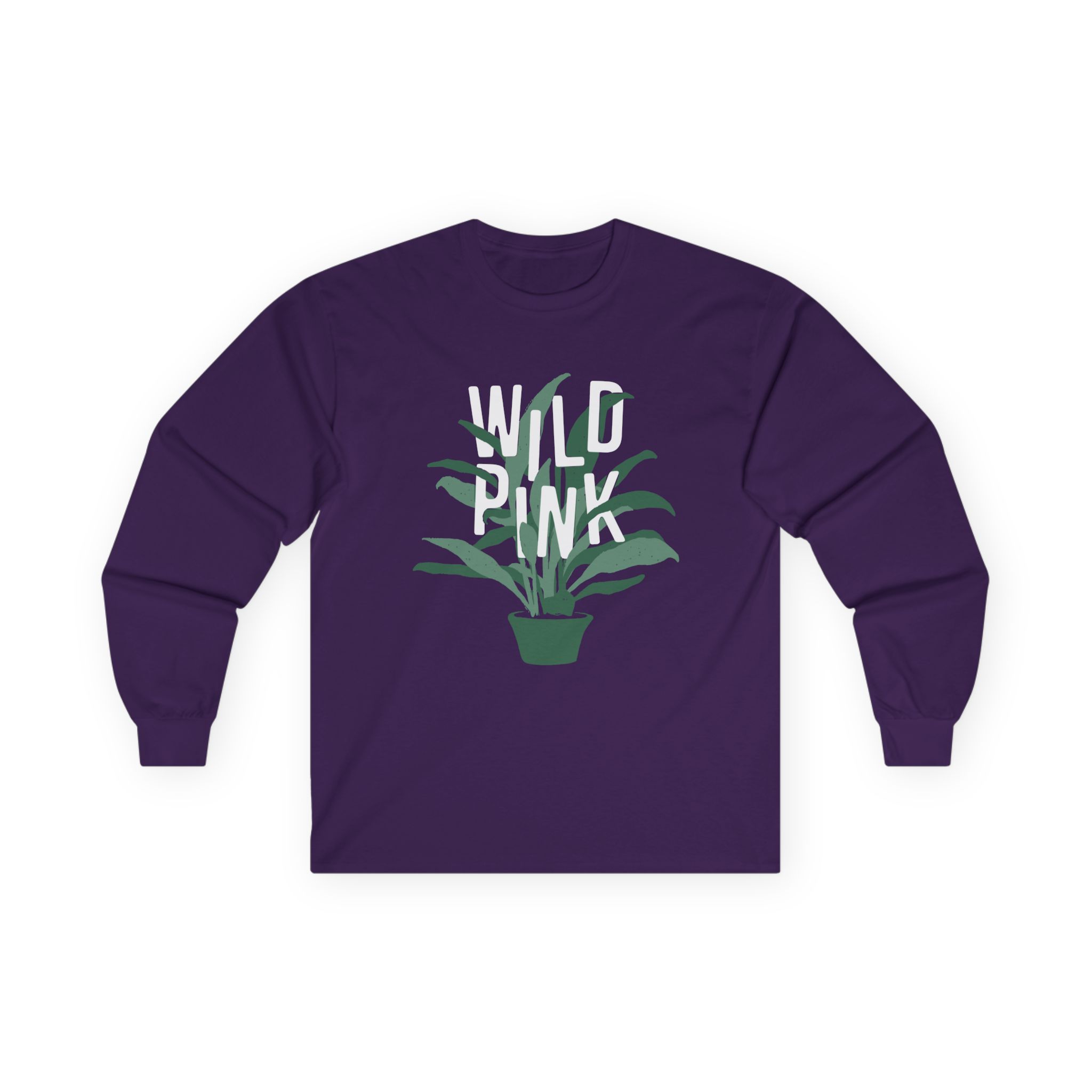 Wild Pink House Plant Unisex Ultra Cotton Long Sleeve Tee