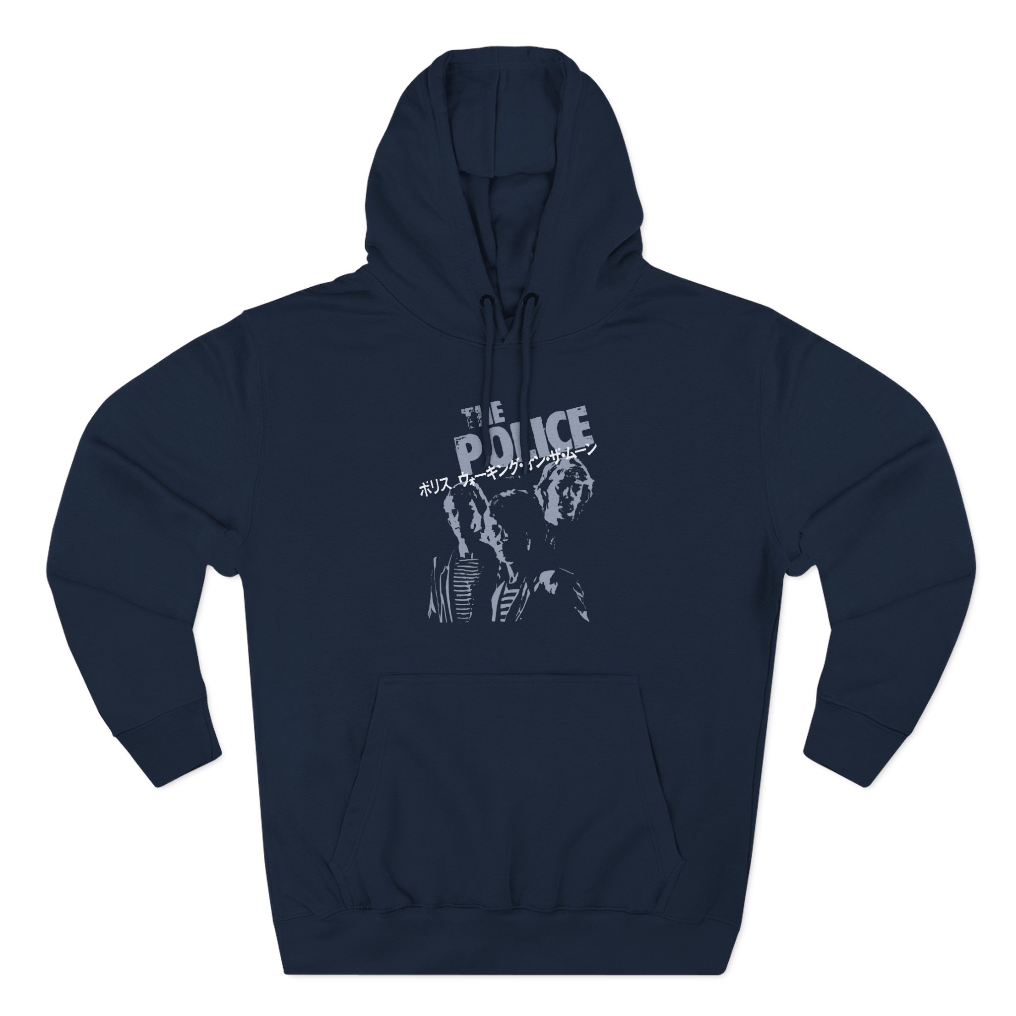 The Police Japan Retro Three-Panel Fleece Hoodie