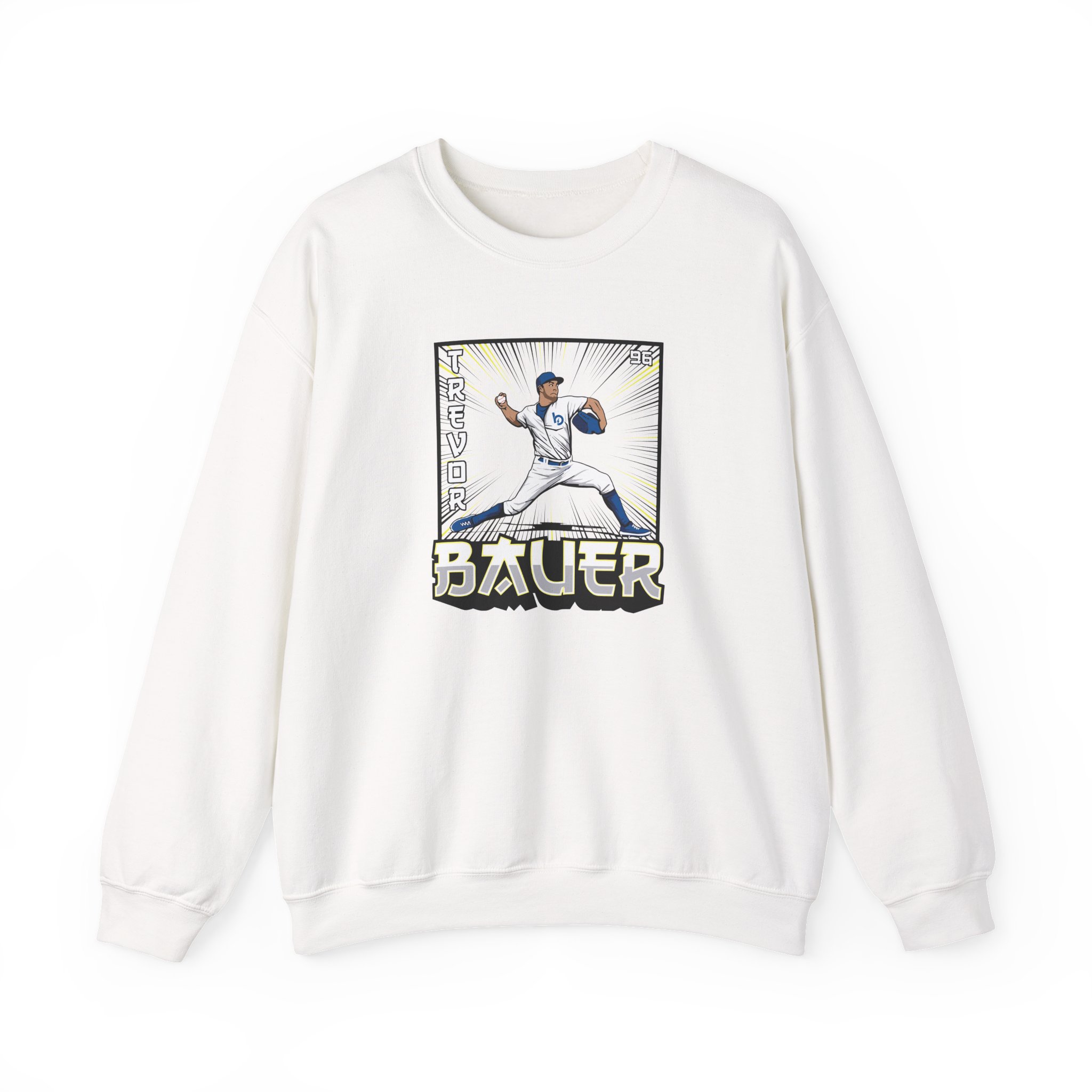 Trevor Bauer Manga Unisex Heavy Blendâ„¢ Crewneck Sweatshirt
