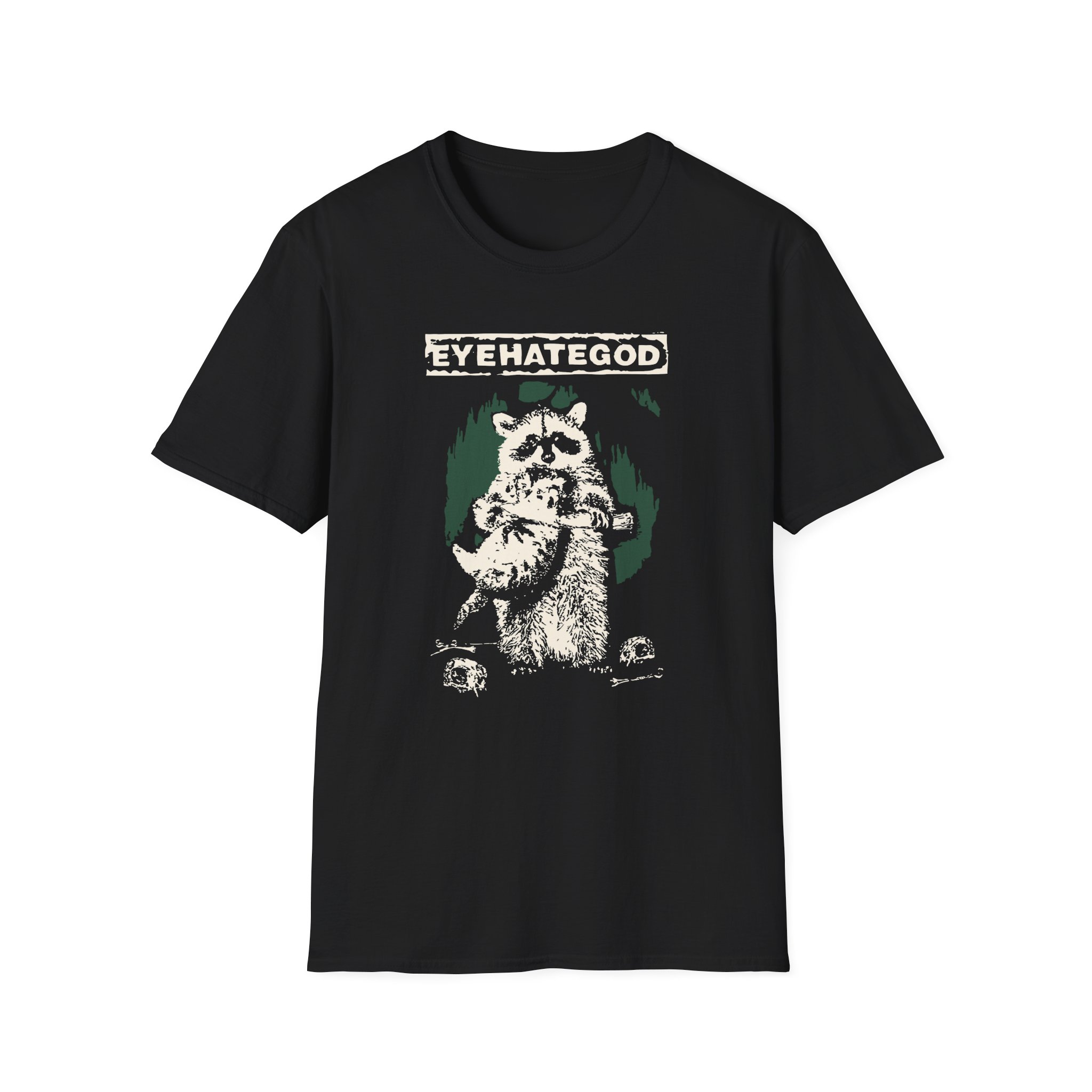Eyehategod Southern Nihilism Racoon Unisex Softstyle T-Shirt