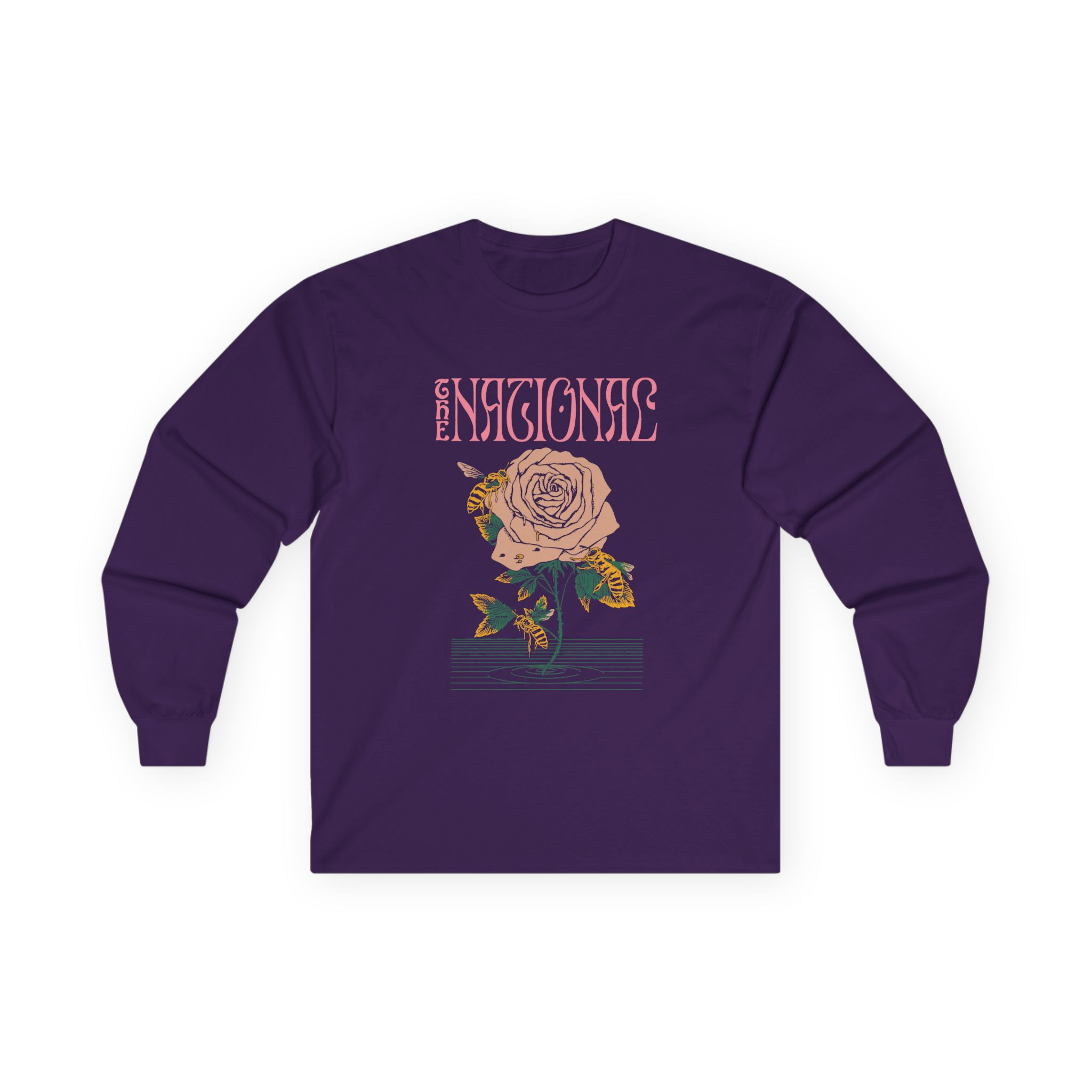 The National Bees & Flower Unisex Ultra Cotton Long Sleeve Tee