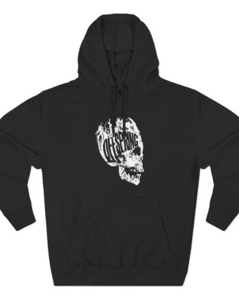 The Offspring Flaming Skull Three-Panel Fleece Hoodie