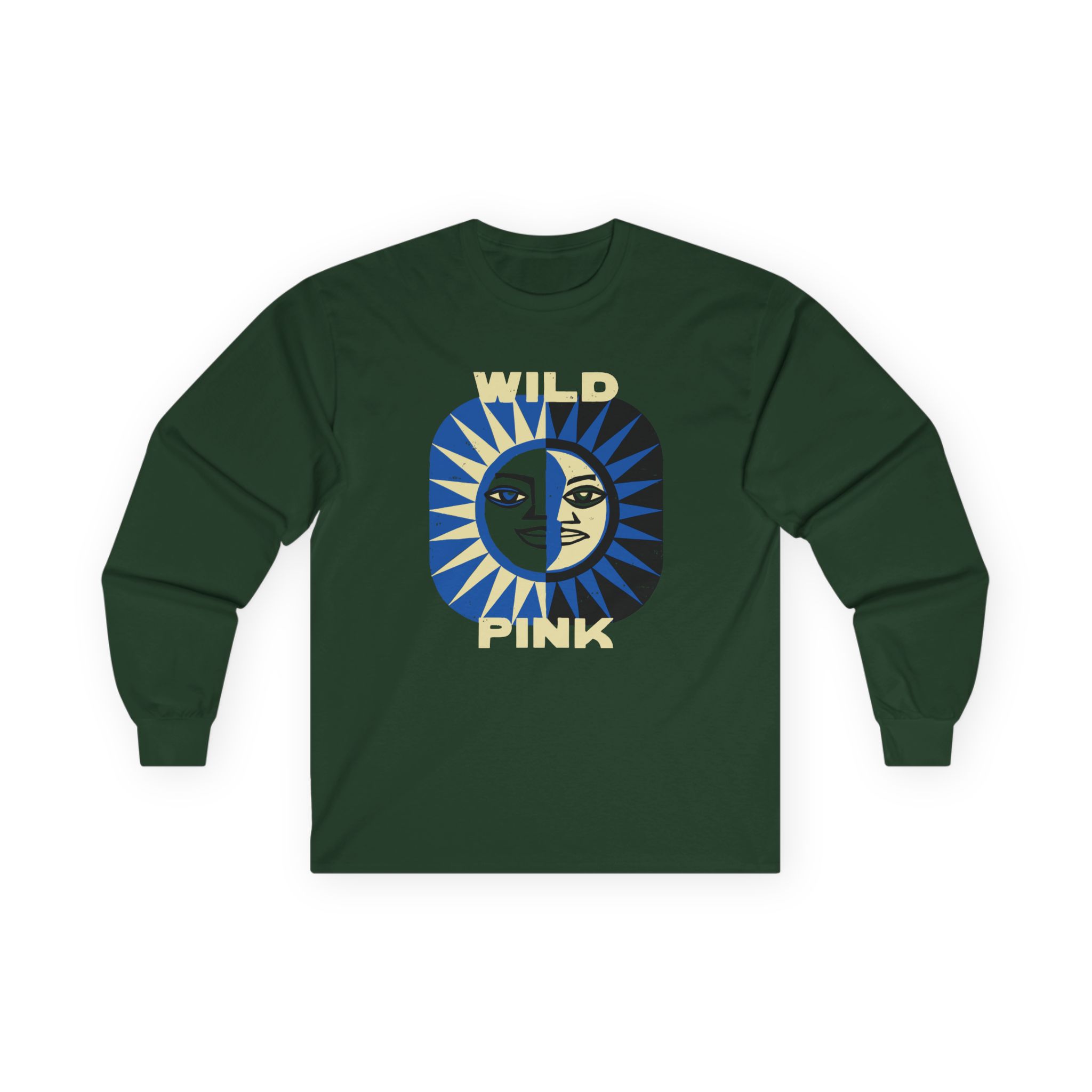 Wild Pink Sun Moon Unisex Ultra Cotton Long Sleeve Tee
