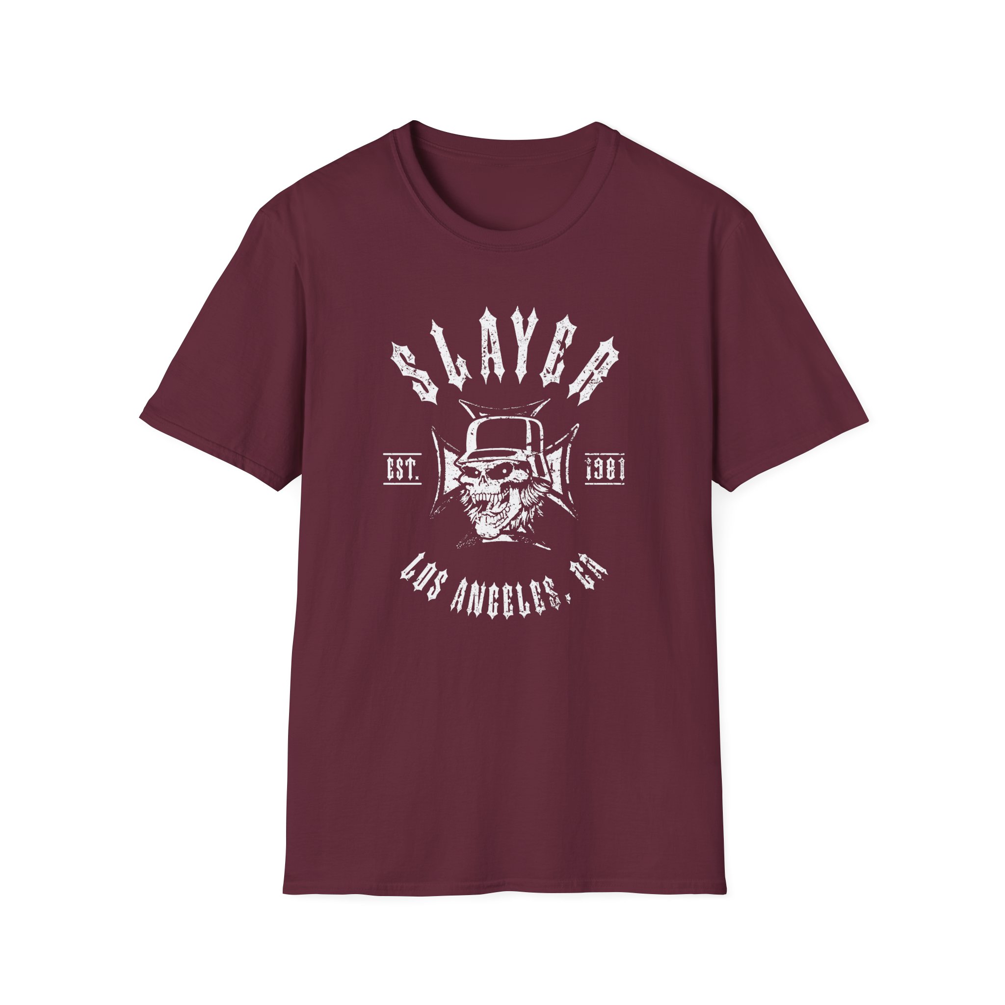 Slayer Established 1981 Skull Unisex Softstyle T-Shirt