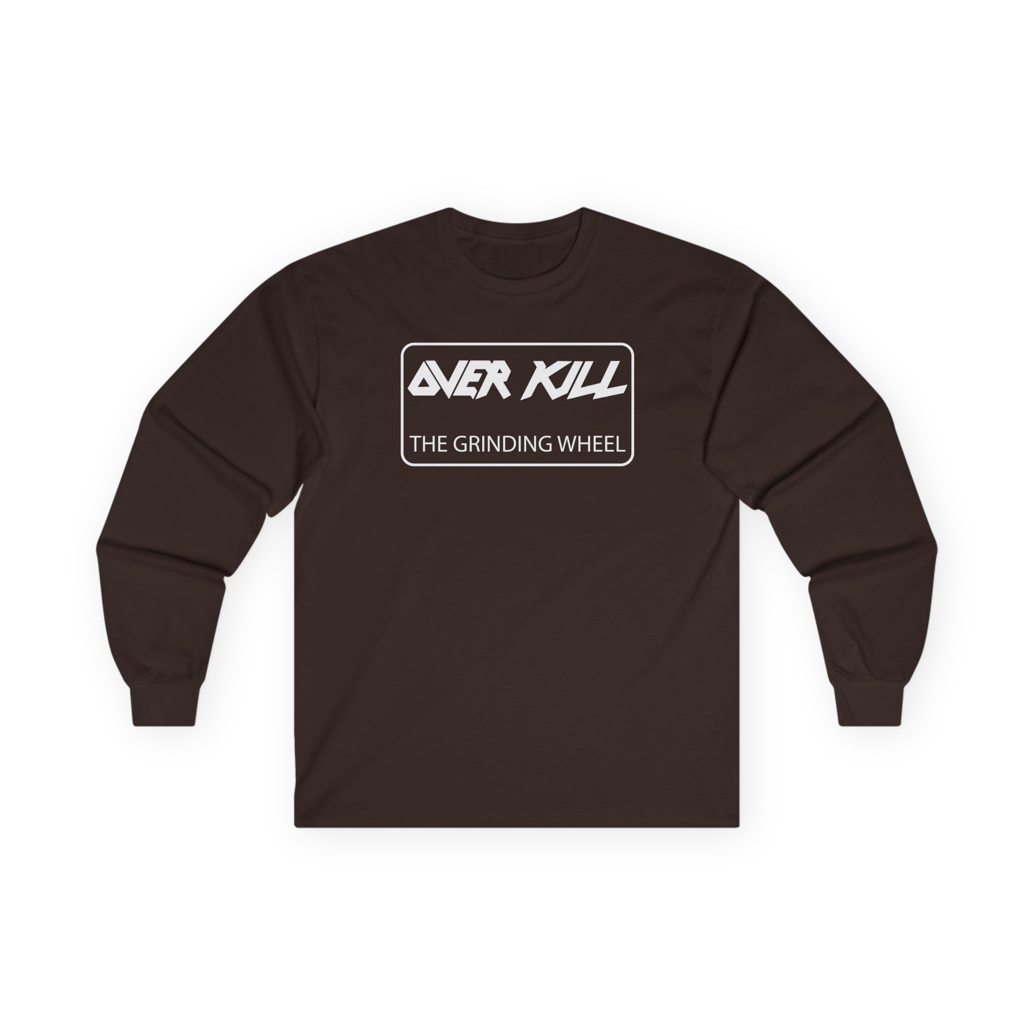 Overkill Embroidered Gear Logo Unisex Ultra Cotton Long Sleeve Tee