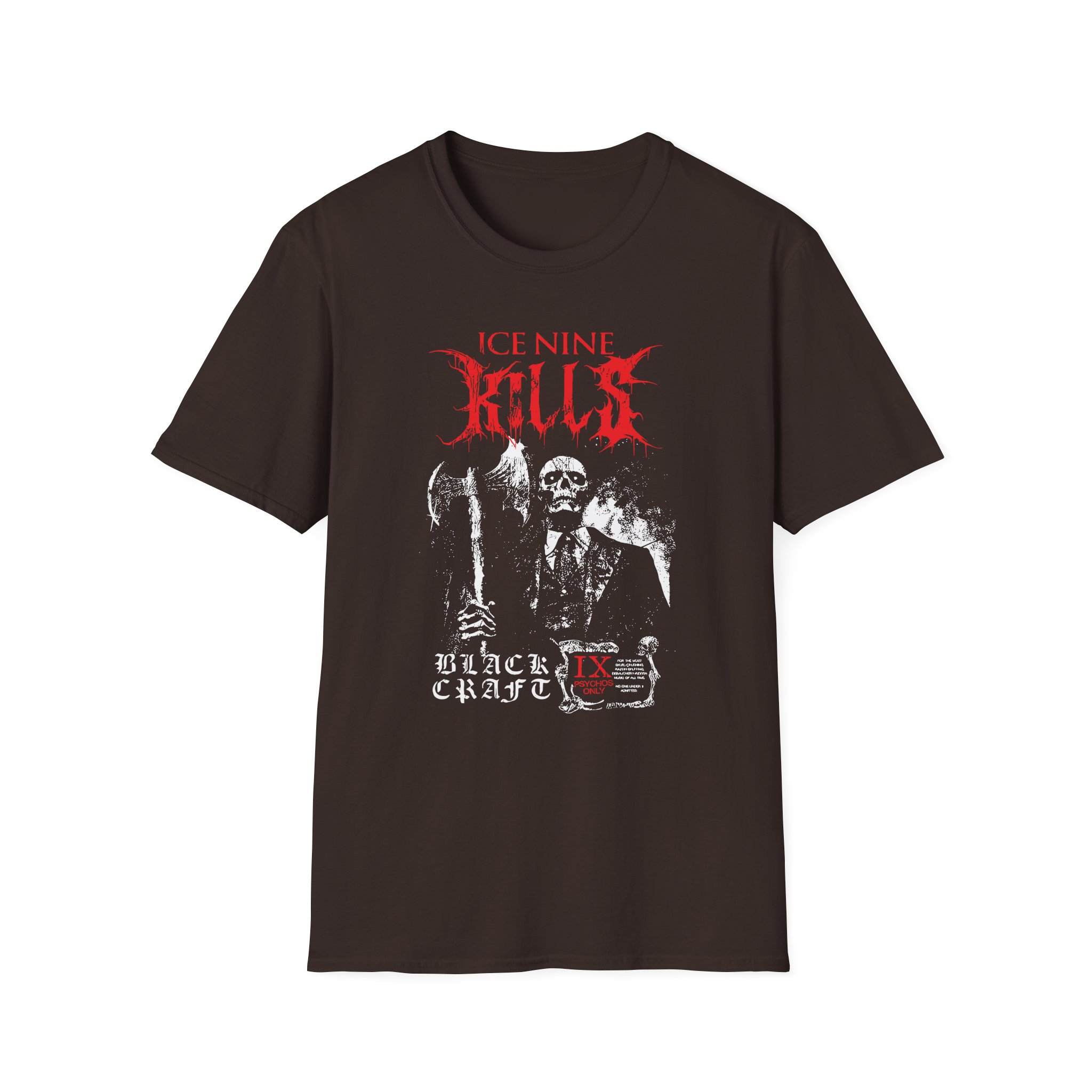 Ice Nine Kills Ink Skeleton Corpses Unisex Softstyle T-Shirt