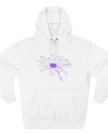 Vance Joy Flower Three-Panel Fleece Hoodie