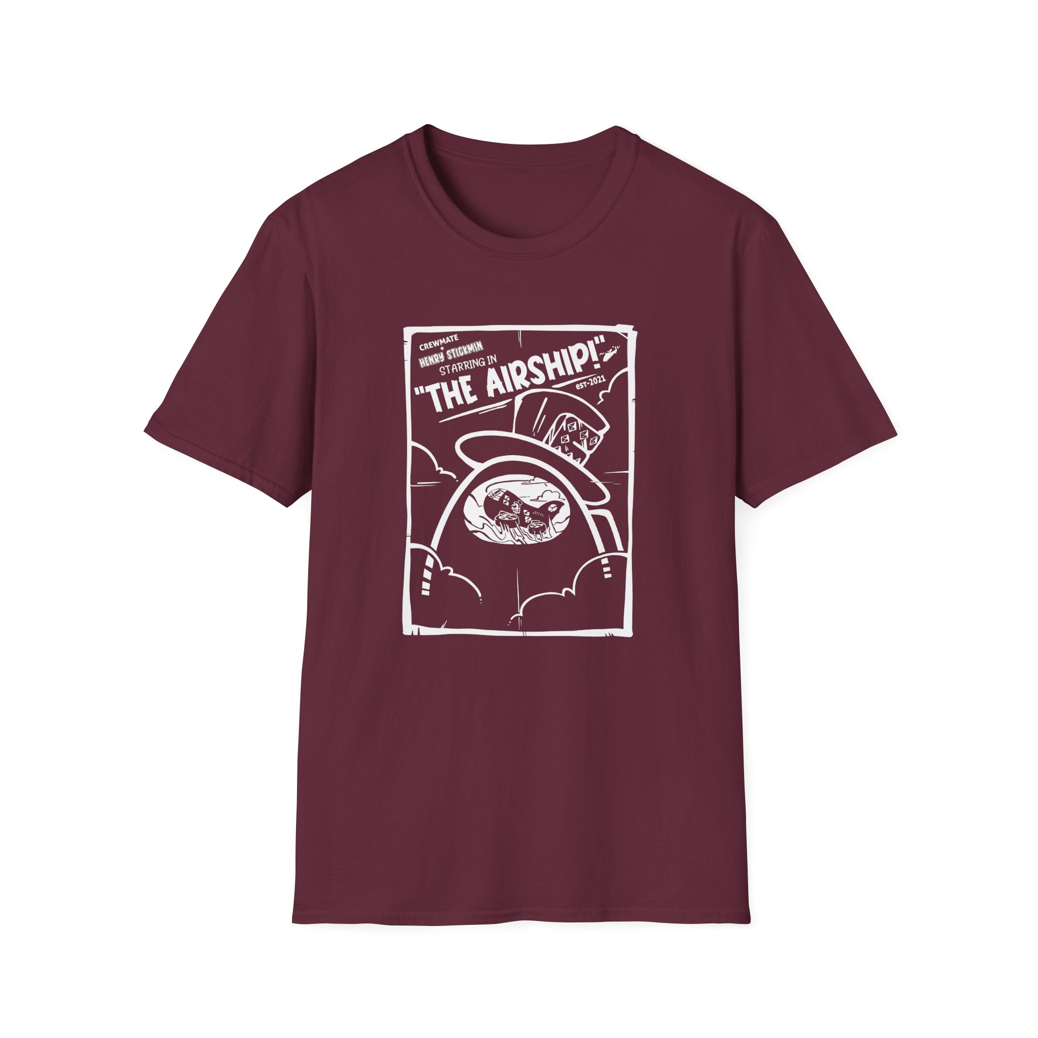 Among Us the Airship Unisex Softstyle T-Shirt