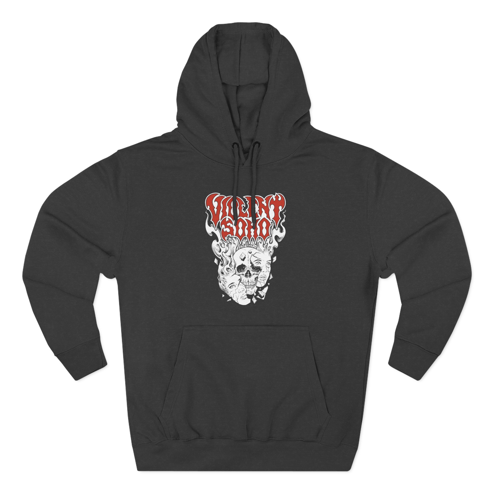 Violent Soho Murdoch Skull Three-Panel Fleece Hoodie