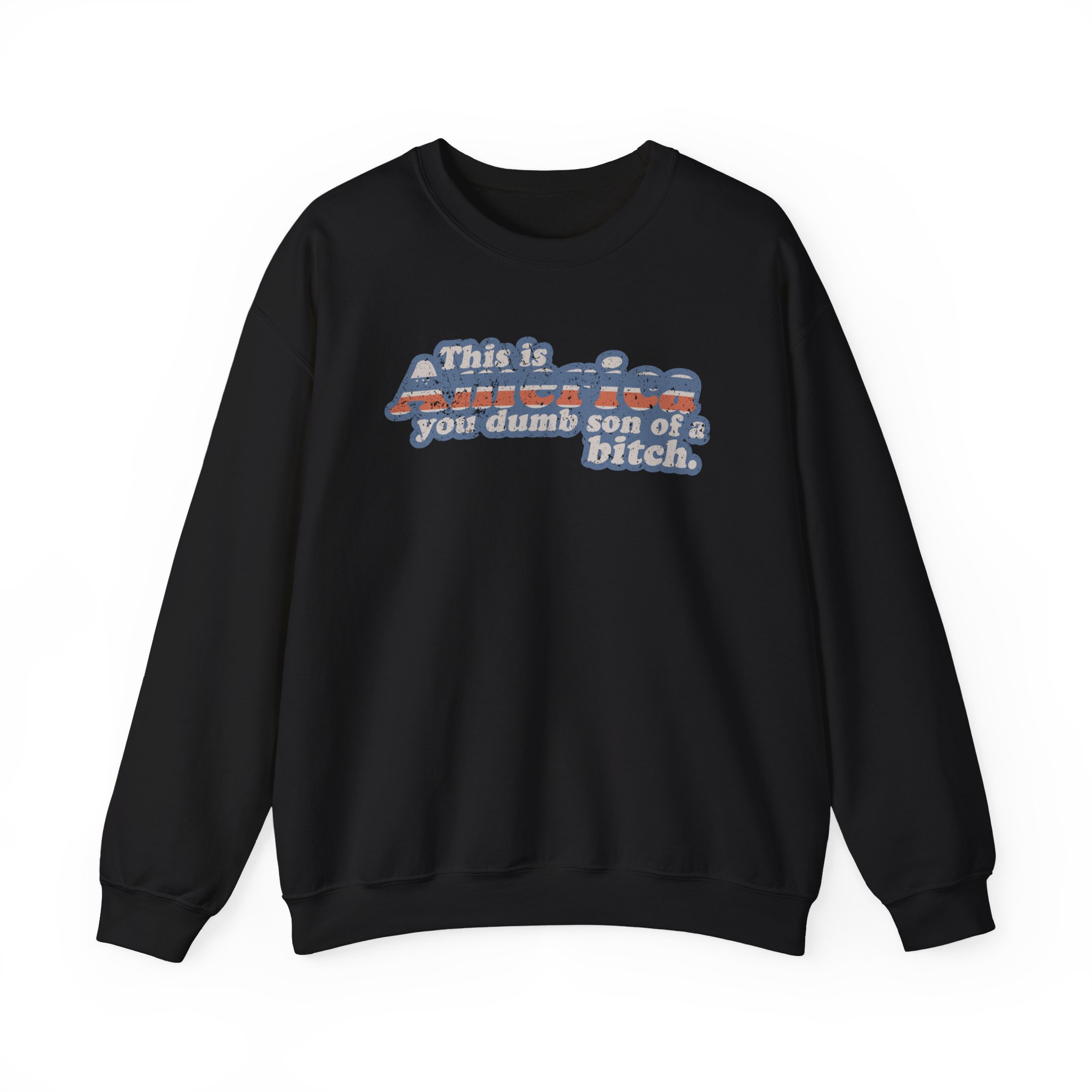 Ymh This Is America Unisex Heavy Blendâ„¢ Crewneck Sweatshirt