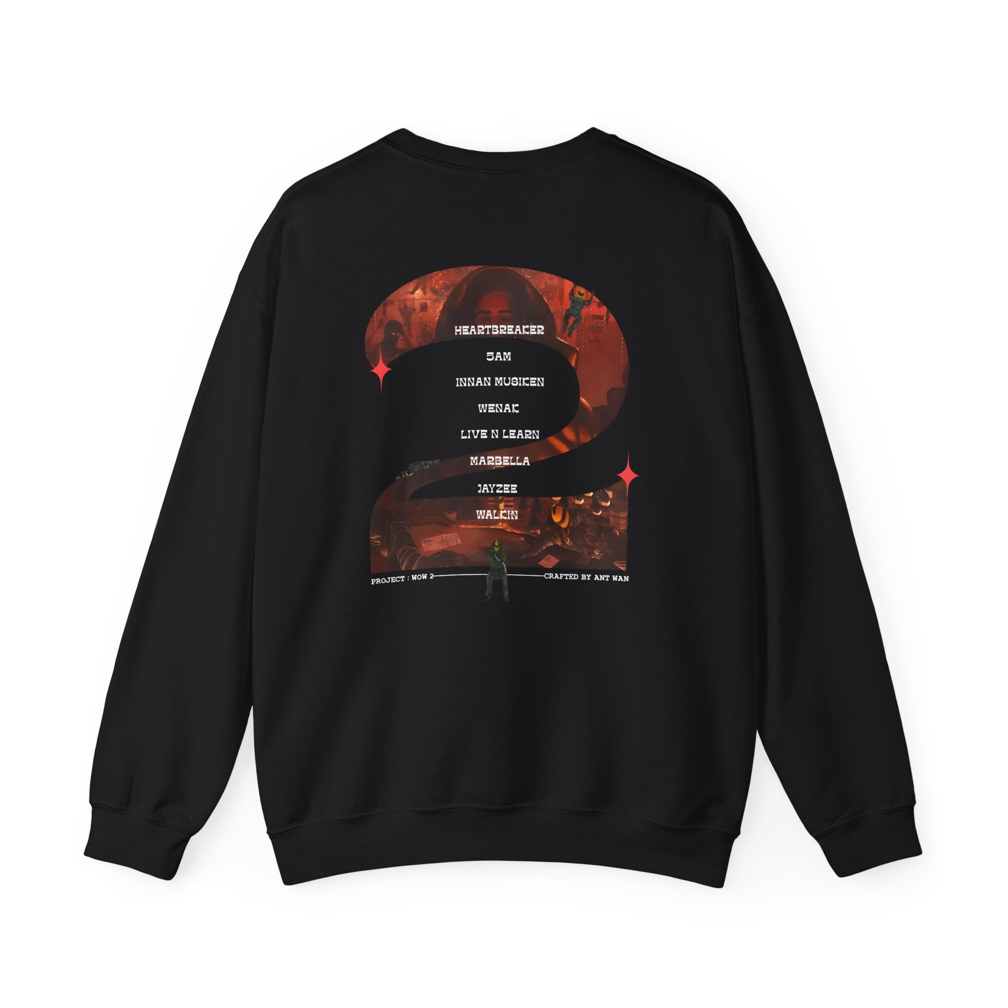 Antwan Släpper Wow 2 Unisex Heavy Blend™ Crewneck Sweatshirt