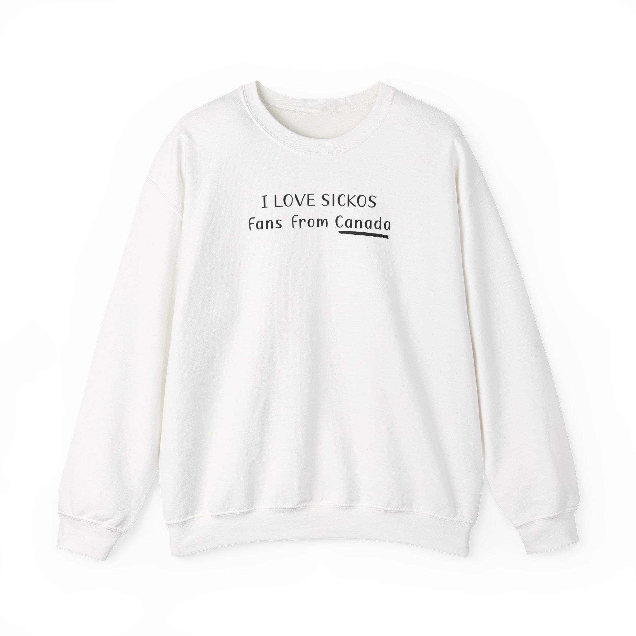 I Love Sickos Fans From Canada Unisex Heavy Blendâ„¢ Crewneck Sweatshirt