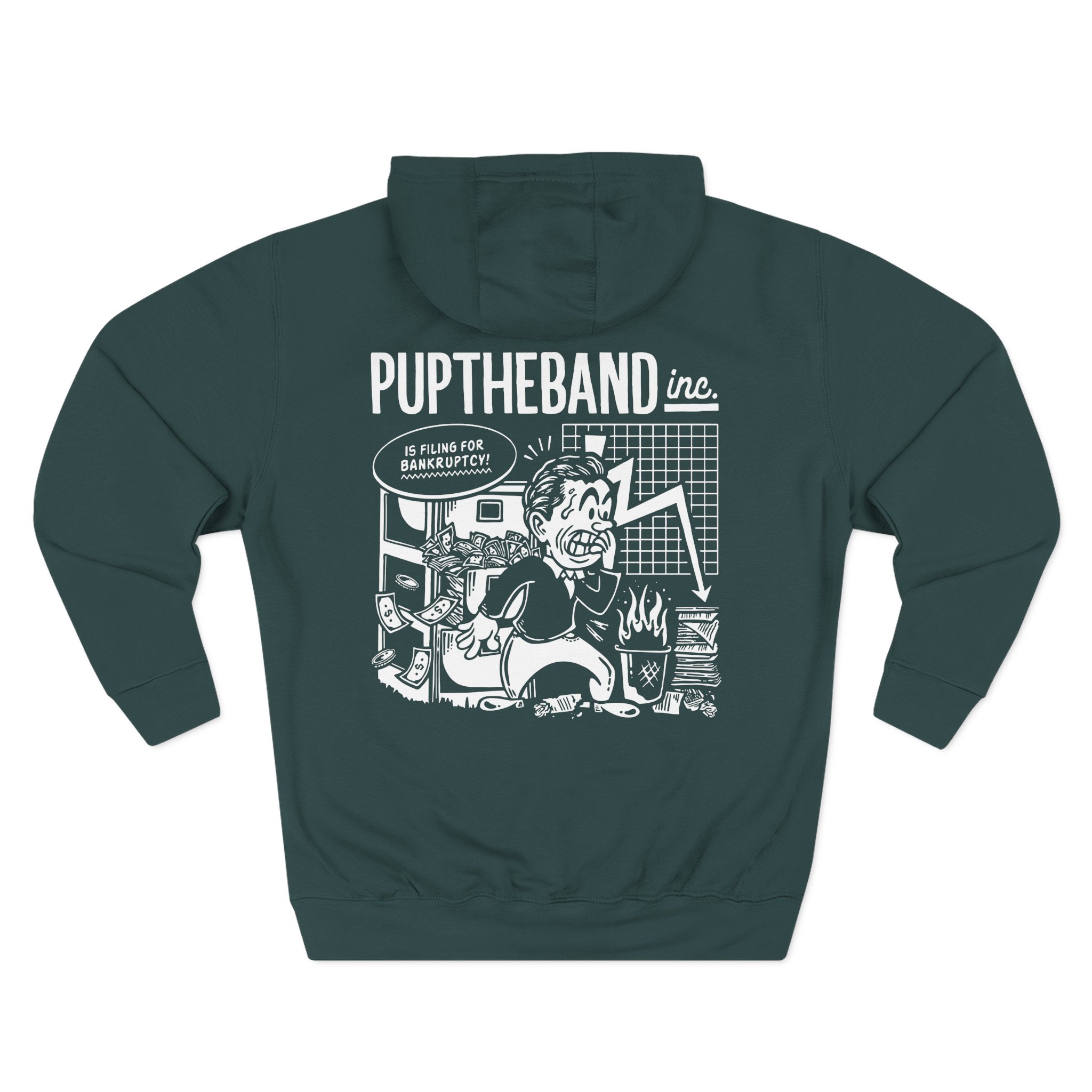 Pup Employee of the Month Three-Panel Fleece Hoodie