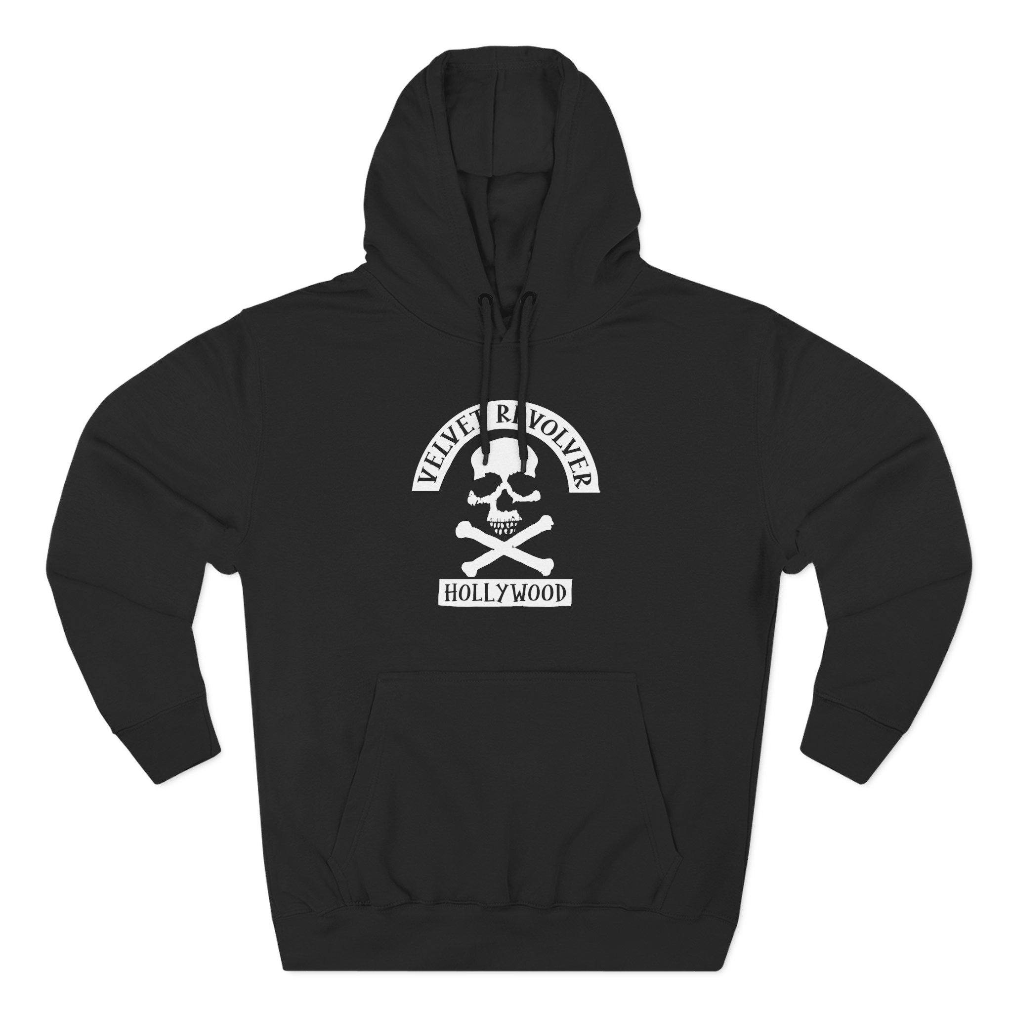 Velvet Revolver Skull Hollywood Three-Panel Fleece Hoodie