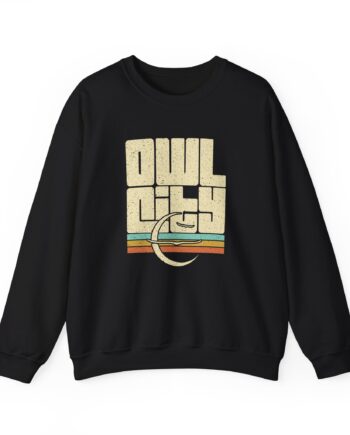 Owl City Emblem Vintage Unisex Heavy Blend™ Crewneck Sweatshirt