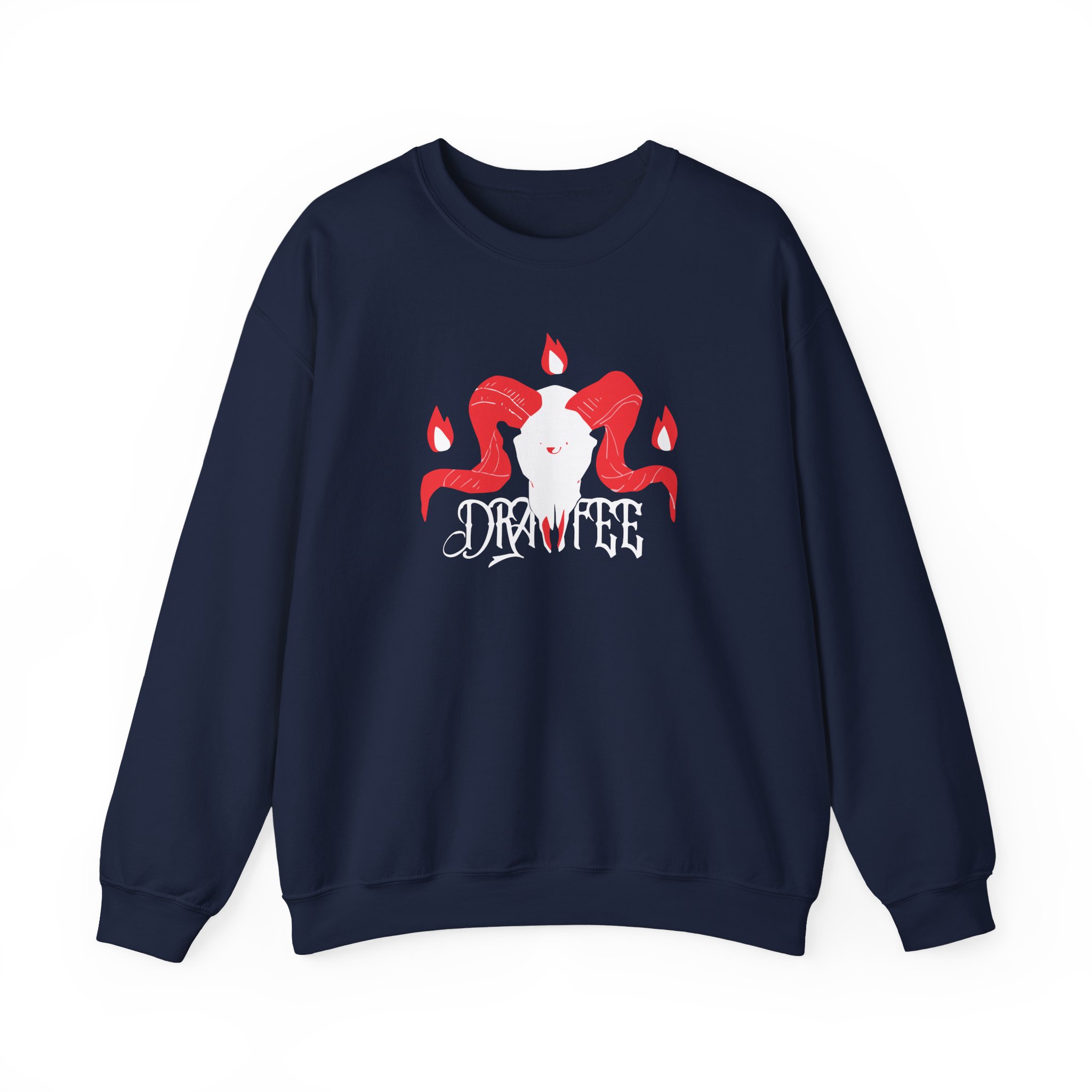 Drawfee Metal Unisex Heavy Blendâ„¢ Crewneck Sweatshirt