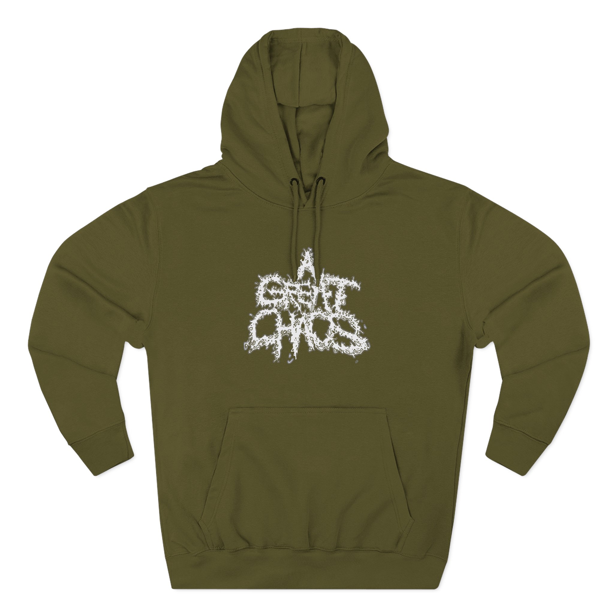A Great Chaos Spell Out Three-Panel Fleece Hoodie