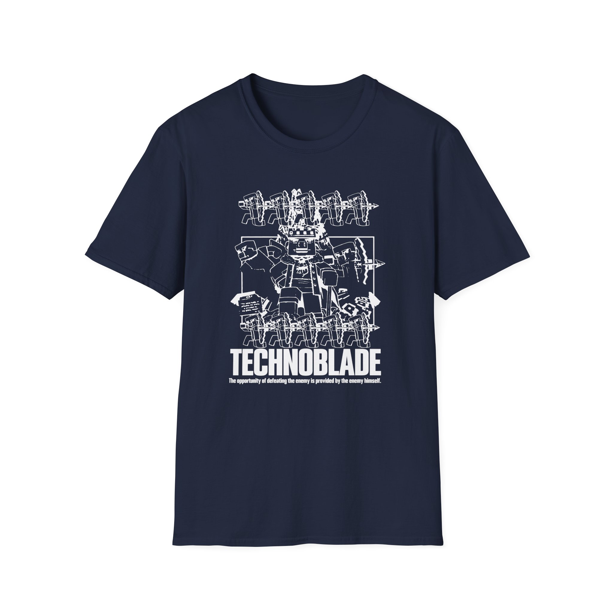 Technoblade Neeerds Unisex Softstyle T-Shirt