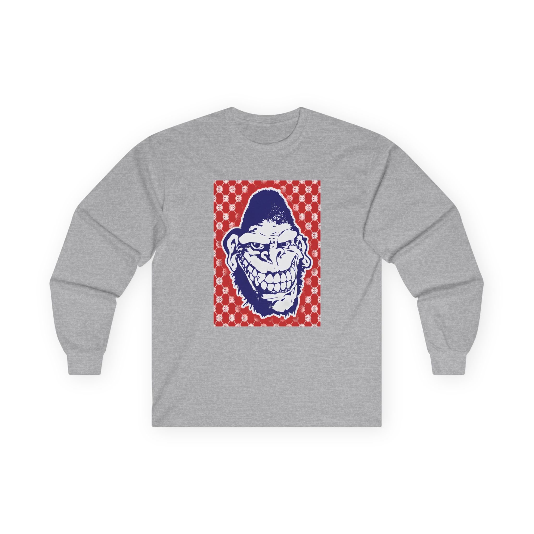 Gorilla Biscuits Gb Pattern Unisex Ultra Cotton Long Sleeve Tee