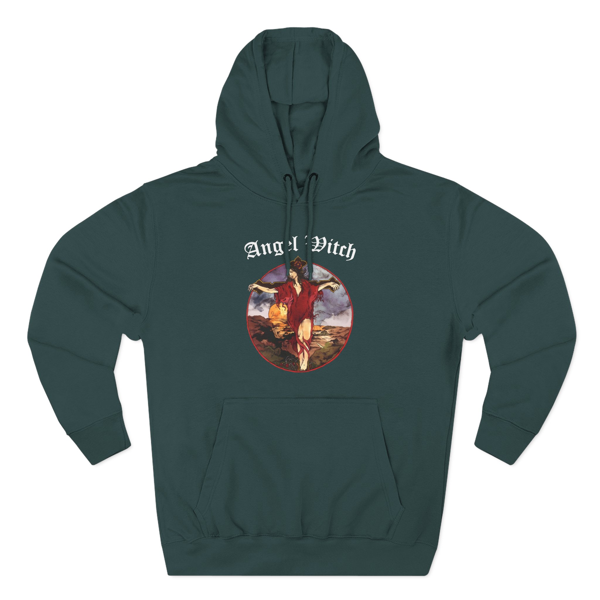 Angel Witch Burn The White Witch Three-Panel Fleece Hoodie