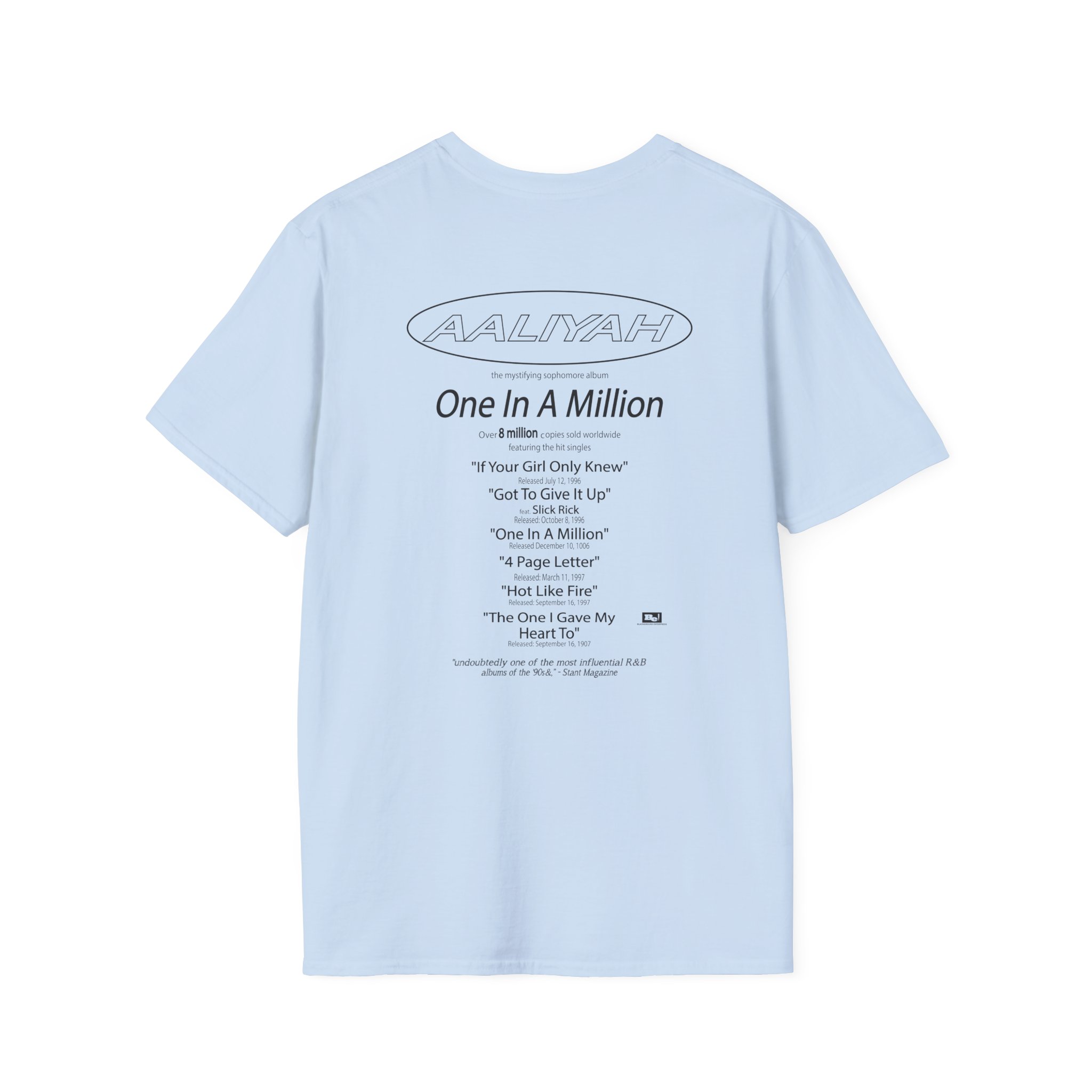 Aaliyah OIAM Photo Unisex Softstyle T-Shirt